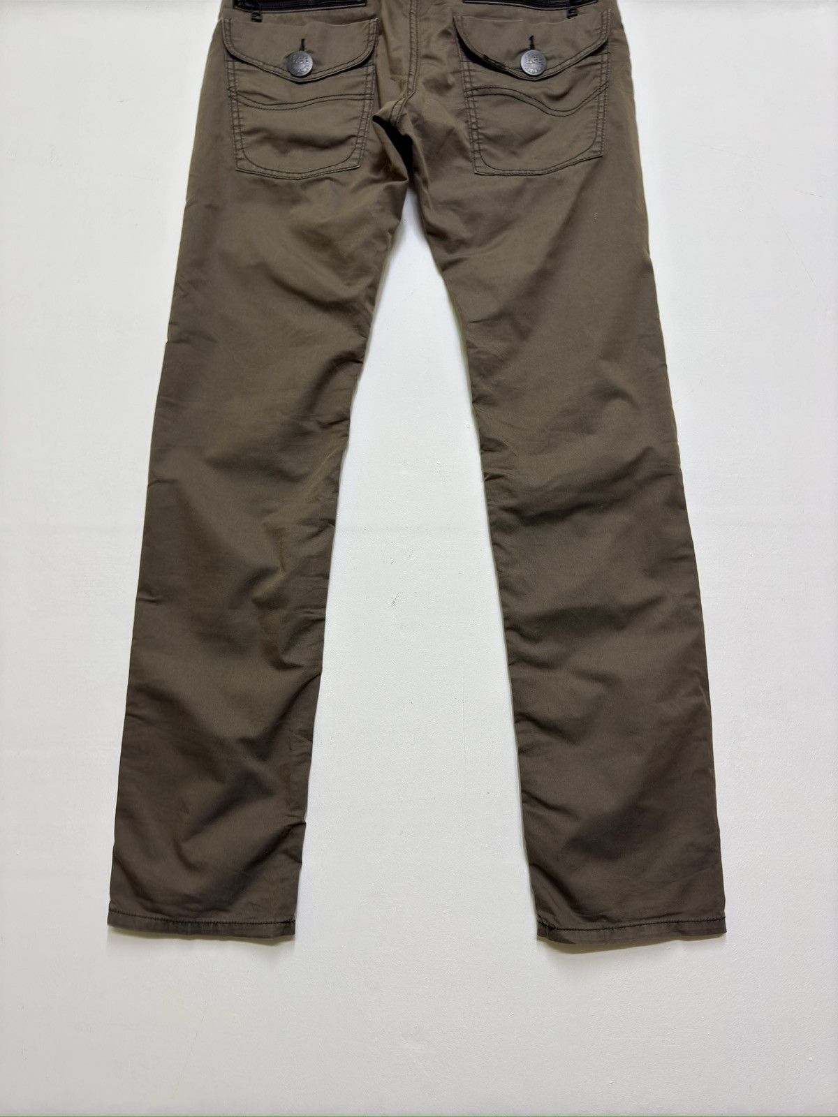 Lee Vintage Lee Riders Buckle Biker Style Low Rise Zipper Pant Size US 29 - 11 Thumbnail