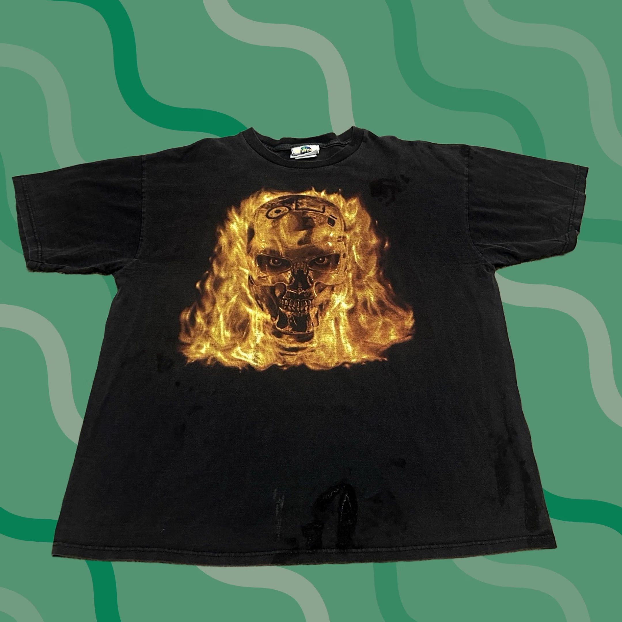 Vintage VINTAGE Universal Studios Florida Terminator 2-3D Shirt Mens XL Black 90s Promo Size US XL / EU 56 / 4 - 1 Thumbnail