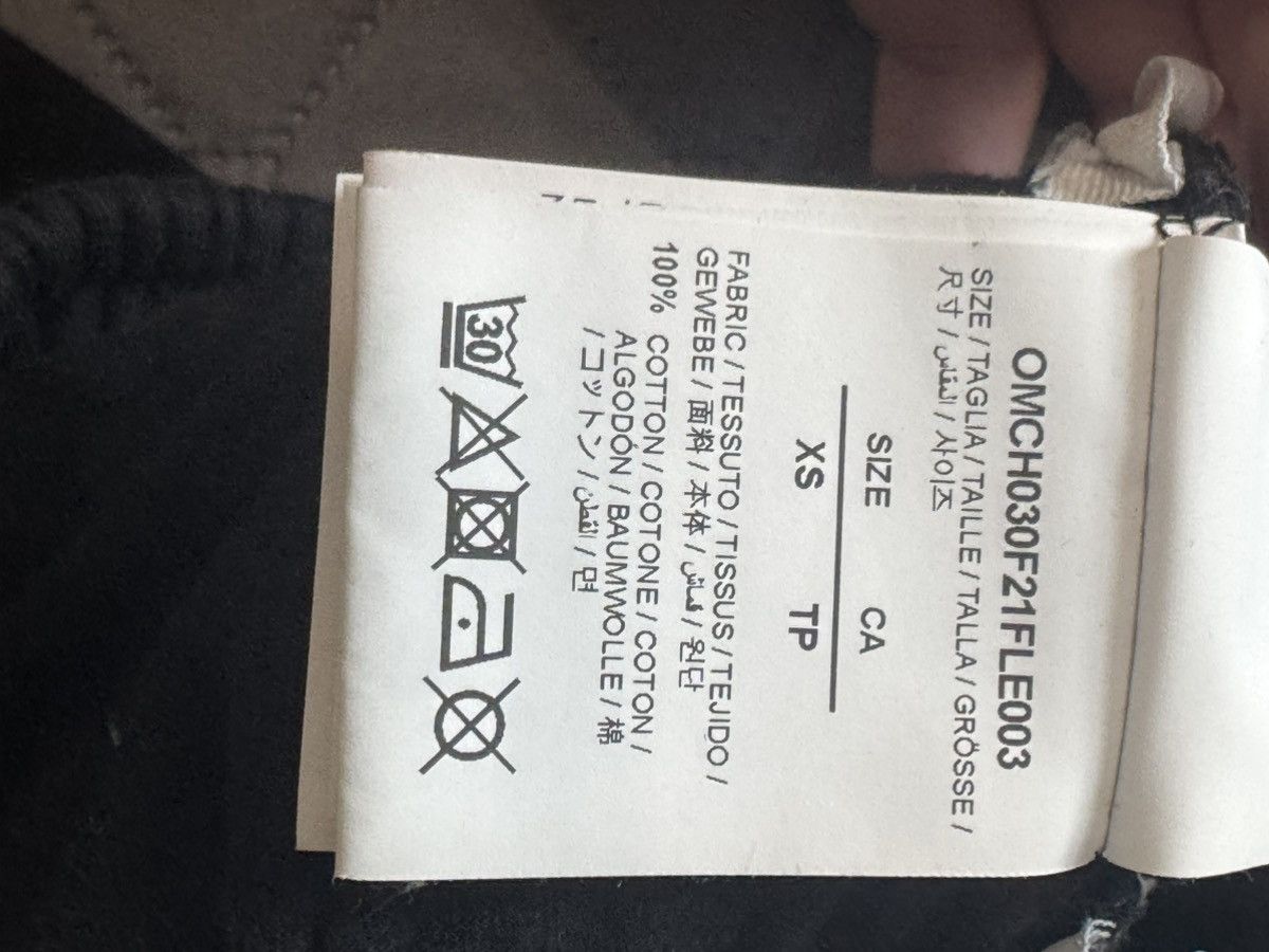 Off-White OFF-WHITE Virgil Abloh Caravaggio Black Sweatpants Size US 26 / EU 42 - 5 Thumbnail