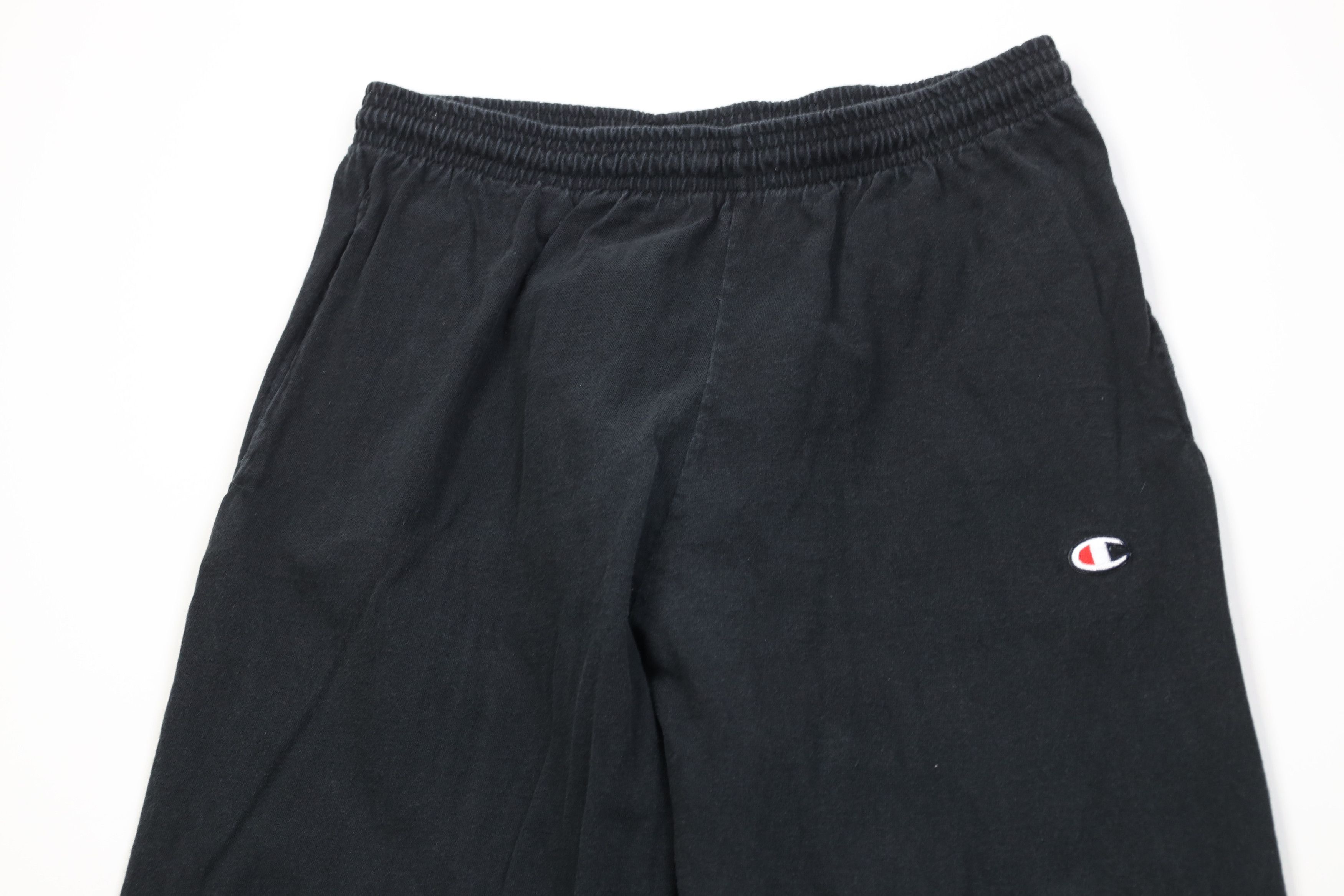 Champion Vintage Y2K Champion Lightweight Joggers Pants Black Cotton Size US 34 / EU 50 - 2 Thumbnail