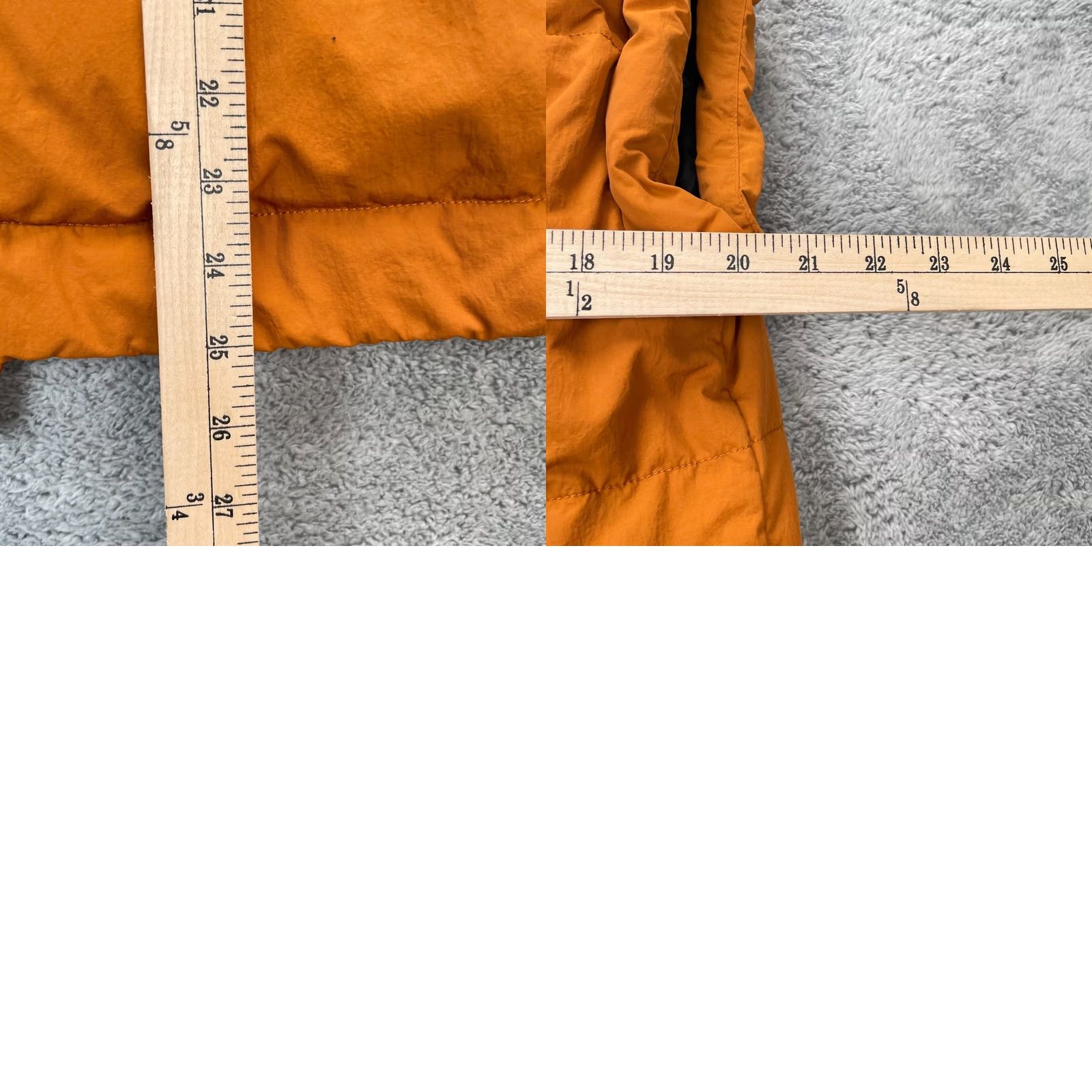 Everlane Everlane Vest Mens XXS Orange Nylon Puffer Full Zip Insulated Coat Jacket Short Stand-Up Collar Size US XXS / EU 40 - 8 Thumbnail