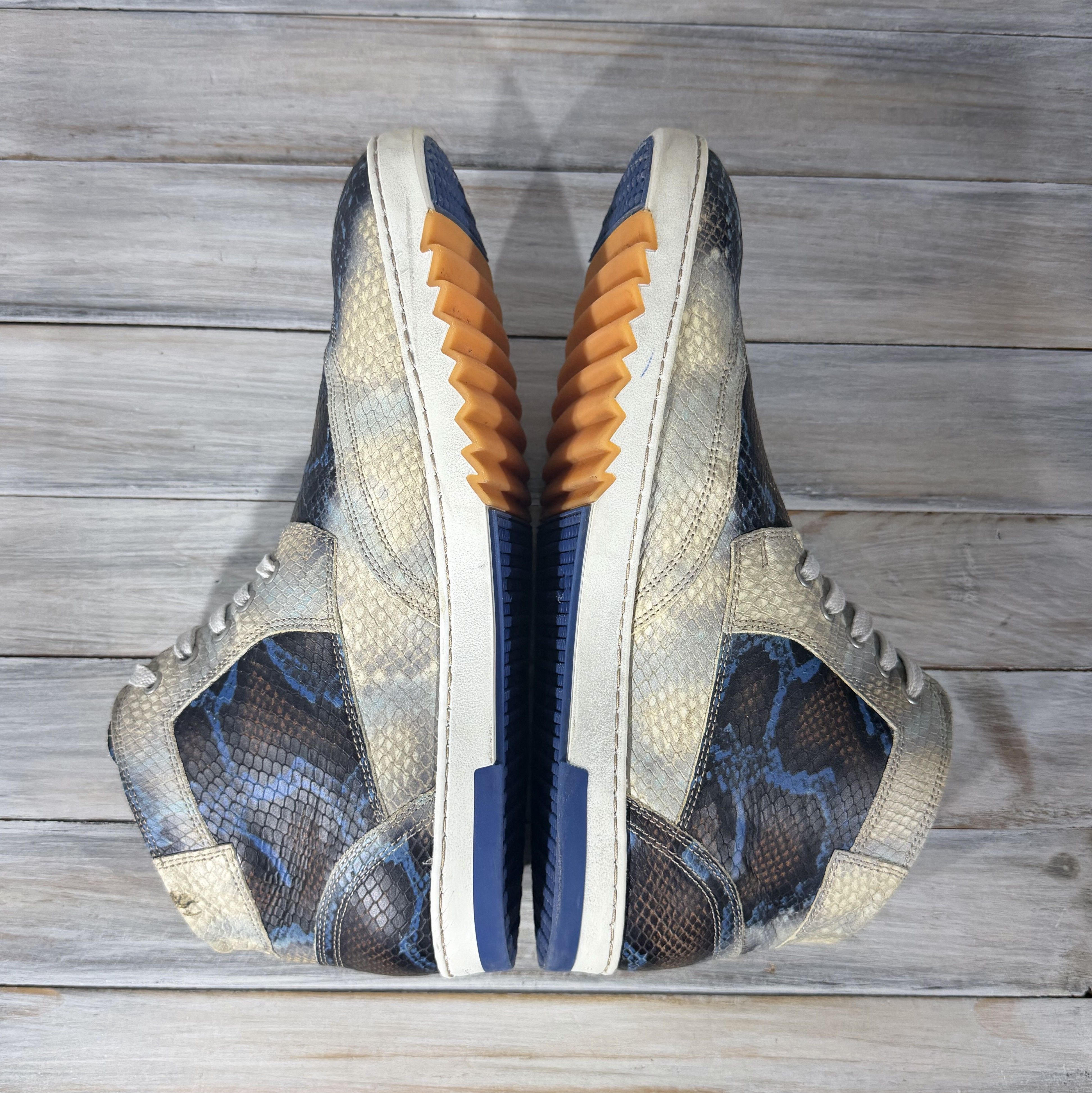 Floris van Bommel FLORIS VAN BOMMEL Limited Awesomeness Leather High Trainers Size US 9.5 / EU 42-43 - 7 Thumbnail