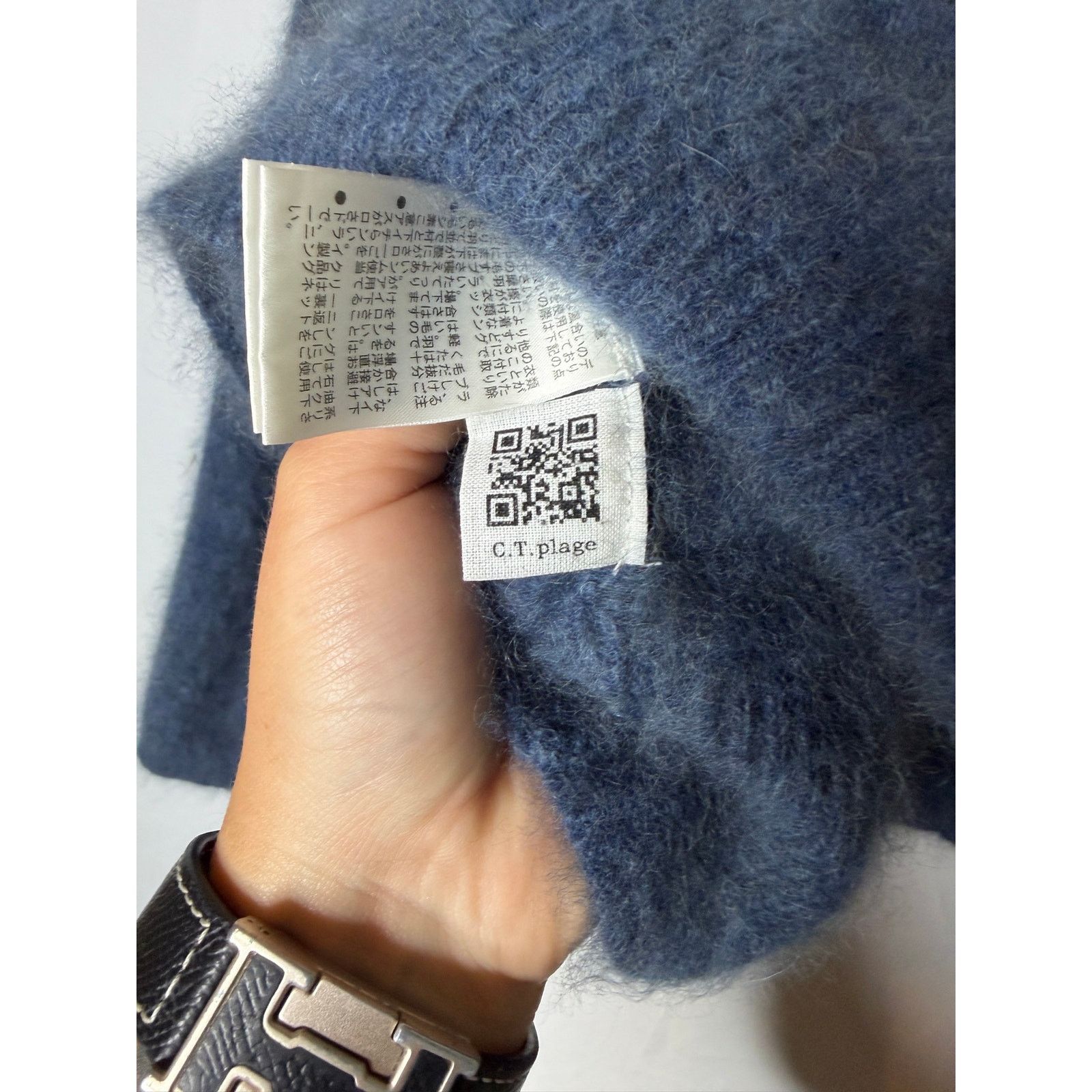Other C.T. Plage blue 100% raccoon wool pullover sweater sz 36 S Size S / US 4 / IT 40 - 5 Thumbnail