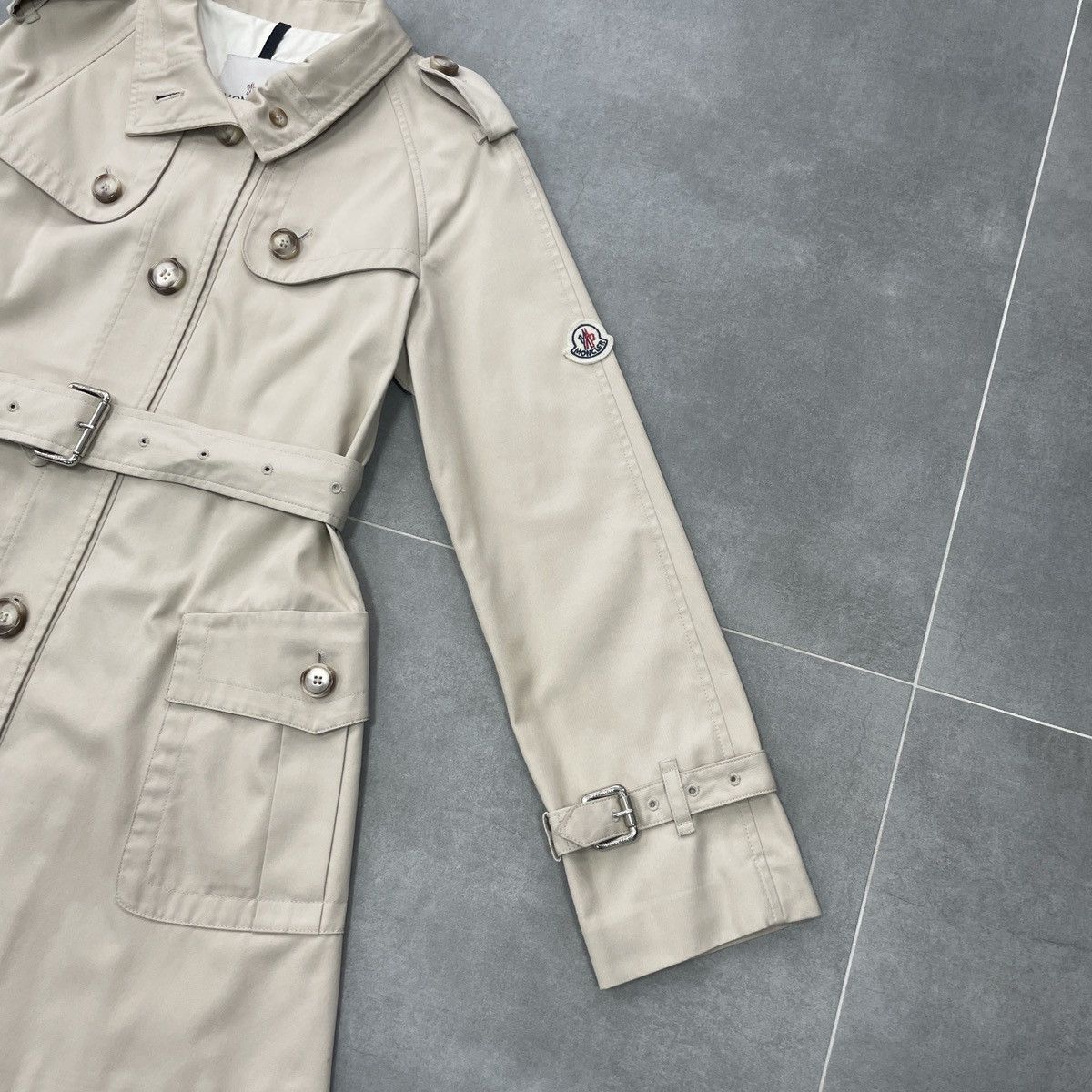 Moncler Authentic Moncler Thalia Women Trench Coat Jacket Size 1 (S) Size S / US 4 / IT 40 - 11 Thumbnail