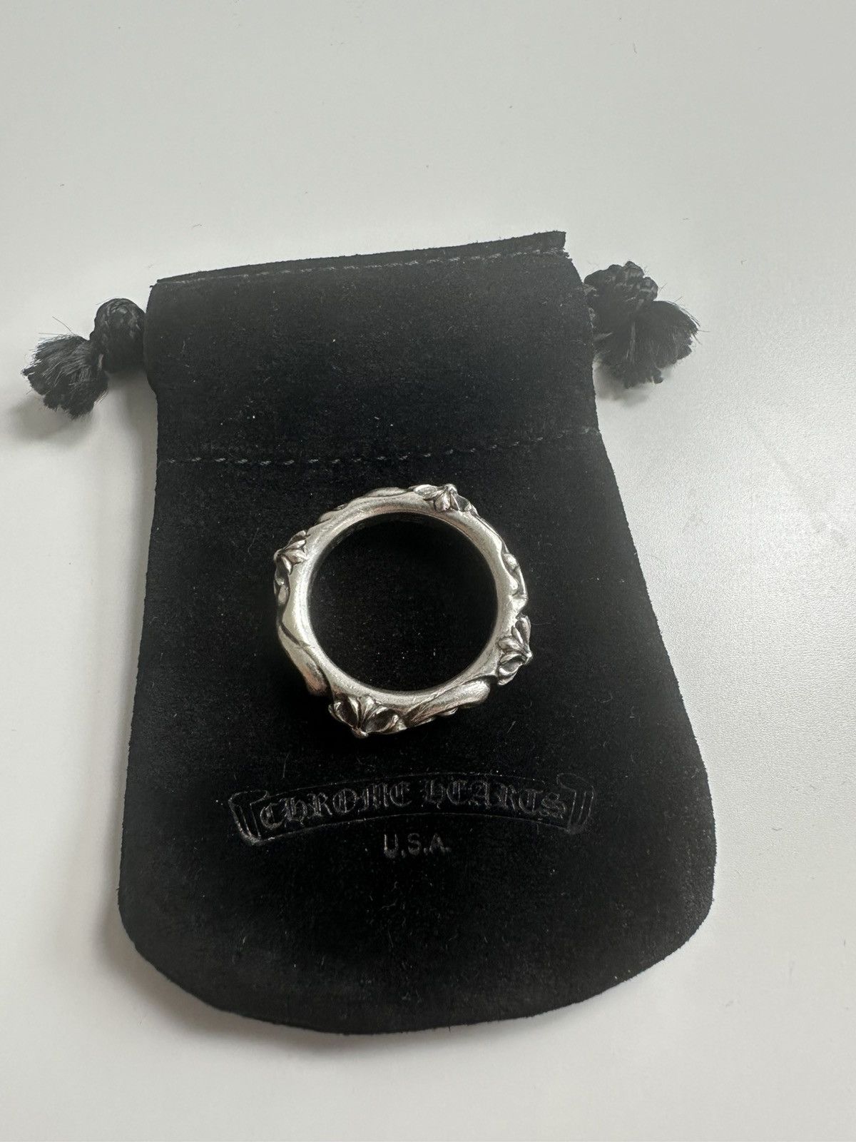 Chrome Hearts Chrome Hearts .925 SBT Cross Band Ring US11.5 Size ONE SIZE - 2 Thumbnail