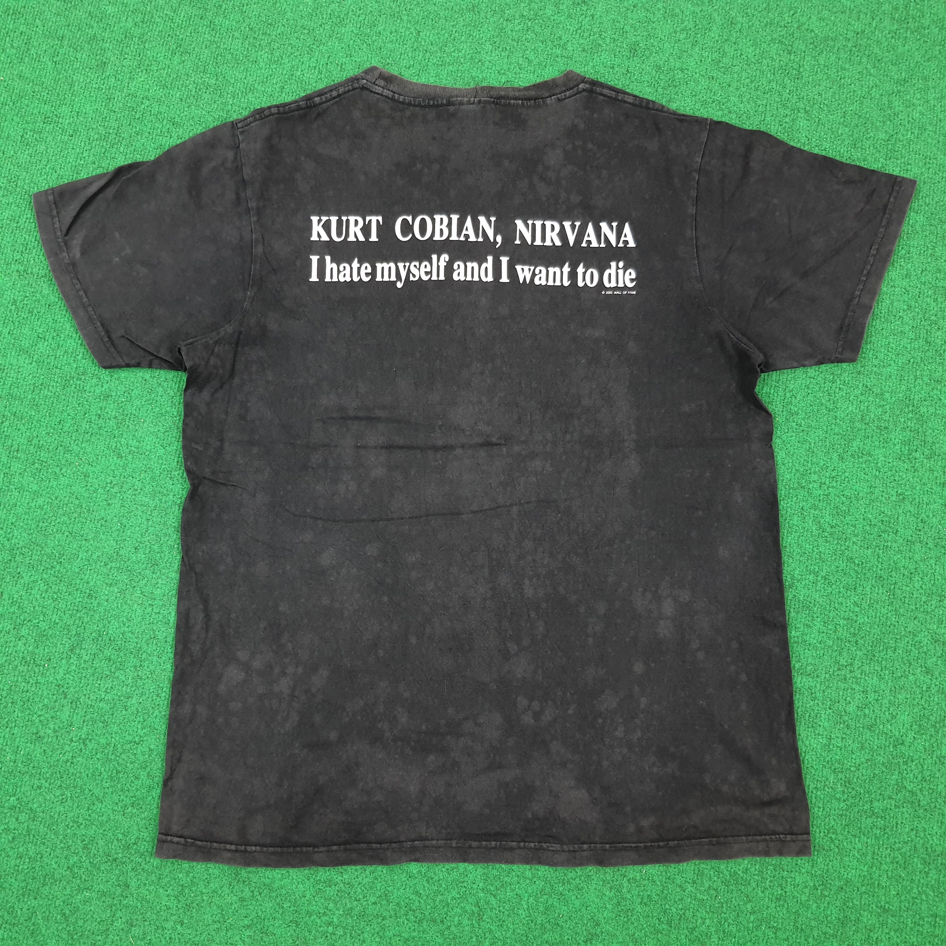 Band Tees × Vintage Vintage Kurt Cobain Nirvana 2007 Photo Tee Size US L / EU 52-54 / 3 - 4 Thumbnail
