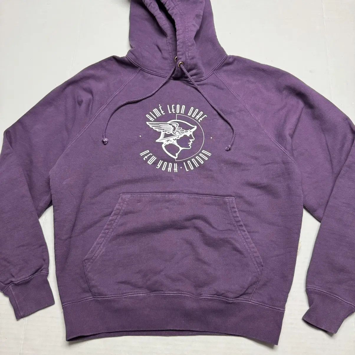 Aime Leon Dore o1mle0925 Greek Souvenir Hoodie in Purple Size US XS / EU 42 / 0 - 1 Thumbnail