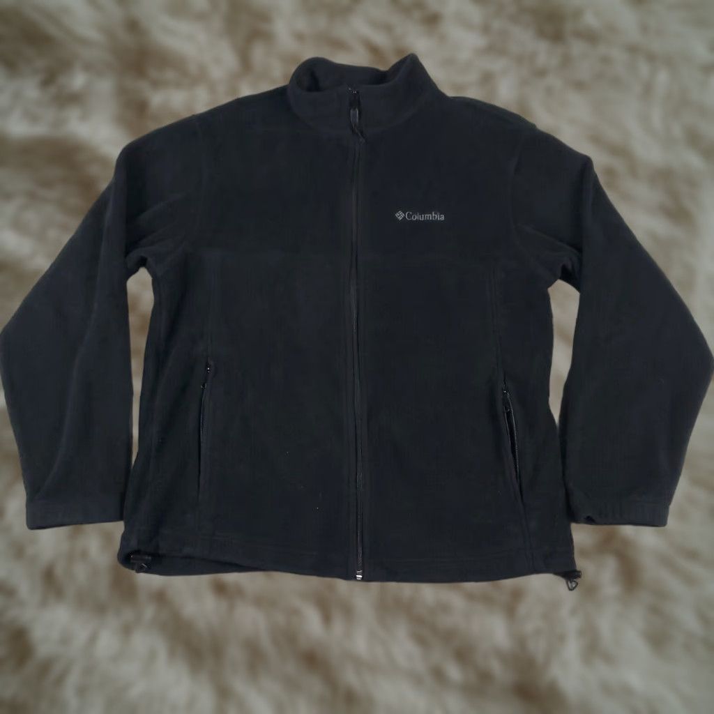 Vintage Columbia Sweater Shirt Men Large Black Full Zip Fleece Pockets Logo Vintage No Size US L / EU 52-54 / 3 - 1 Thumbnail