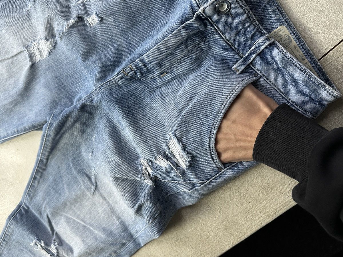 Diesel 🚨 DIESEL AVANT GARDE GOTHIC WOMEN JEANS LOGO IFSIXWASNINE Size 25" / US 0 / IT 36 - 5 Thumbnail