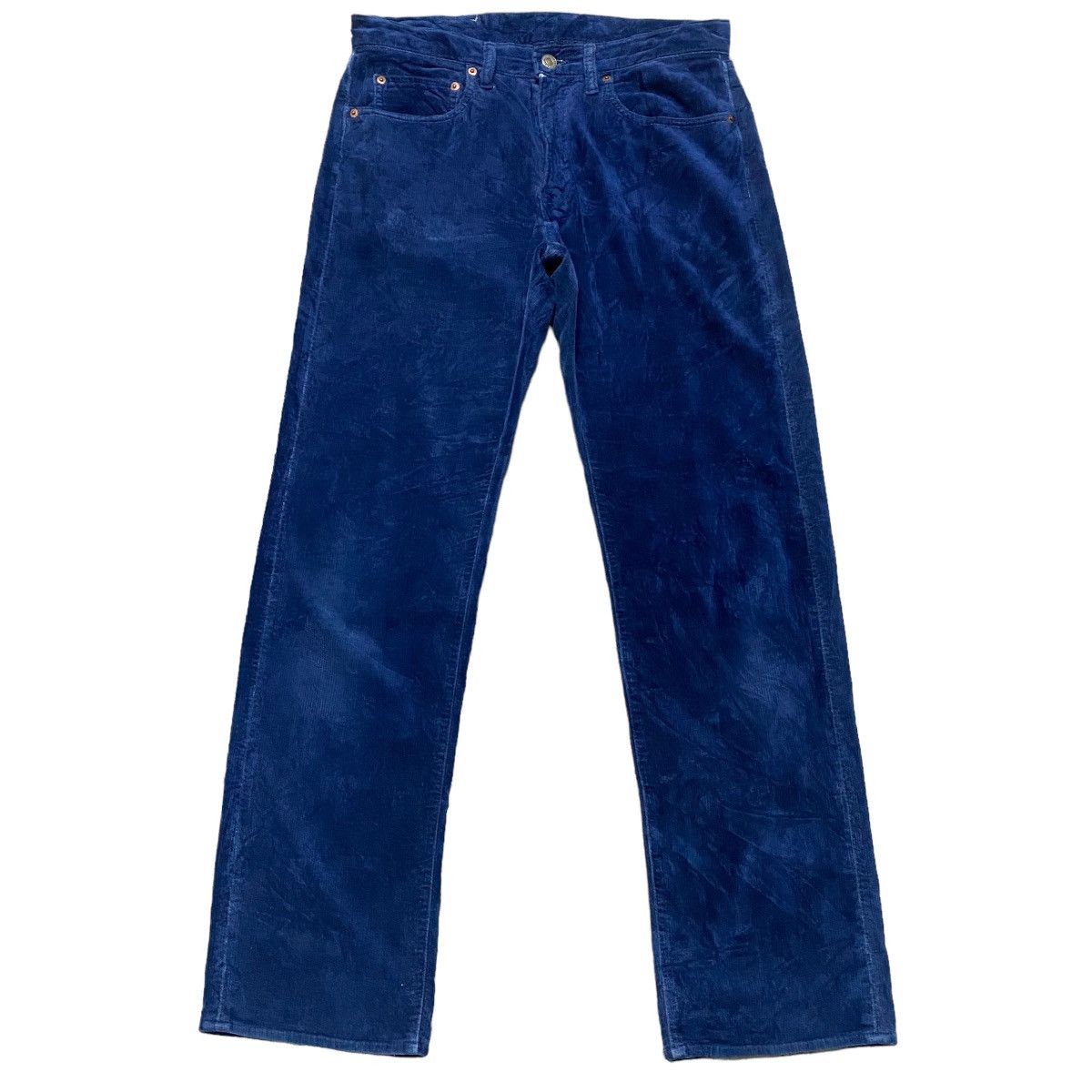 Blue Blue Japan Vintage OKURA Corduroy Pants Size US 31 - 2 Thumbnail