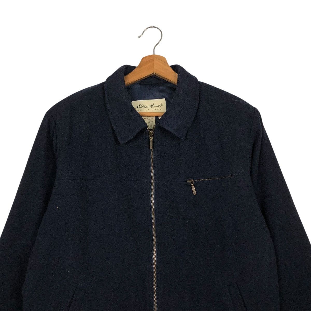 Vintage 🔥VINTAGE ZIPPER WOOL CROPPED JACKET EDDIE BAUER ISSEY MIYAKE Size S / US 4 / IT 40 - 5 Thumbnail