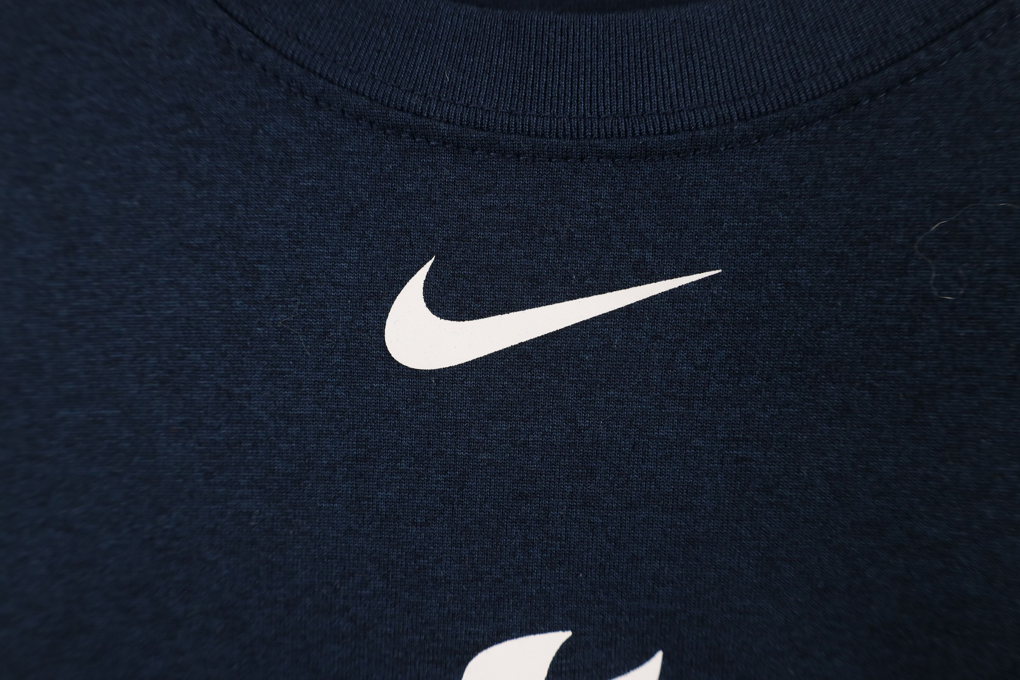 Nike × Vintage Nike Center Swoosh Detroit Tigers Baseball T-Shirt Blue Size US XXL / EU 58 / 5 - 5 Thumbnail