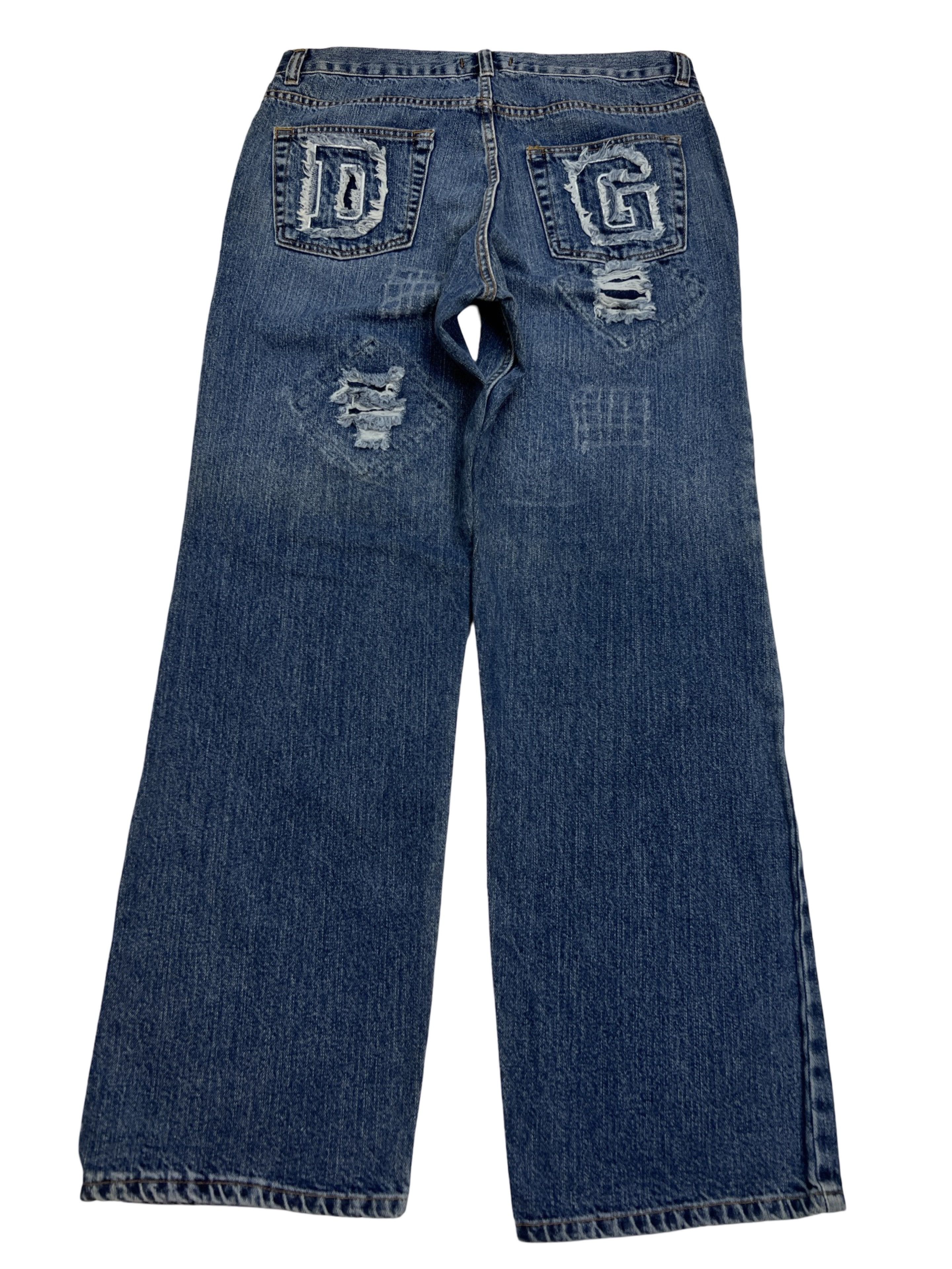 Vintage Dolce & Gabbana Mens Jeans Pants Gray 90s Ittierre