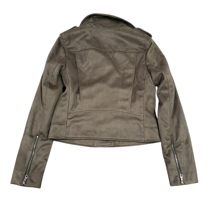 Banana Republic Banana Republic Faux Suede Moto Jacket in Brown, Size S Size S / US 4 / IT 40 - 6 Thumbnail