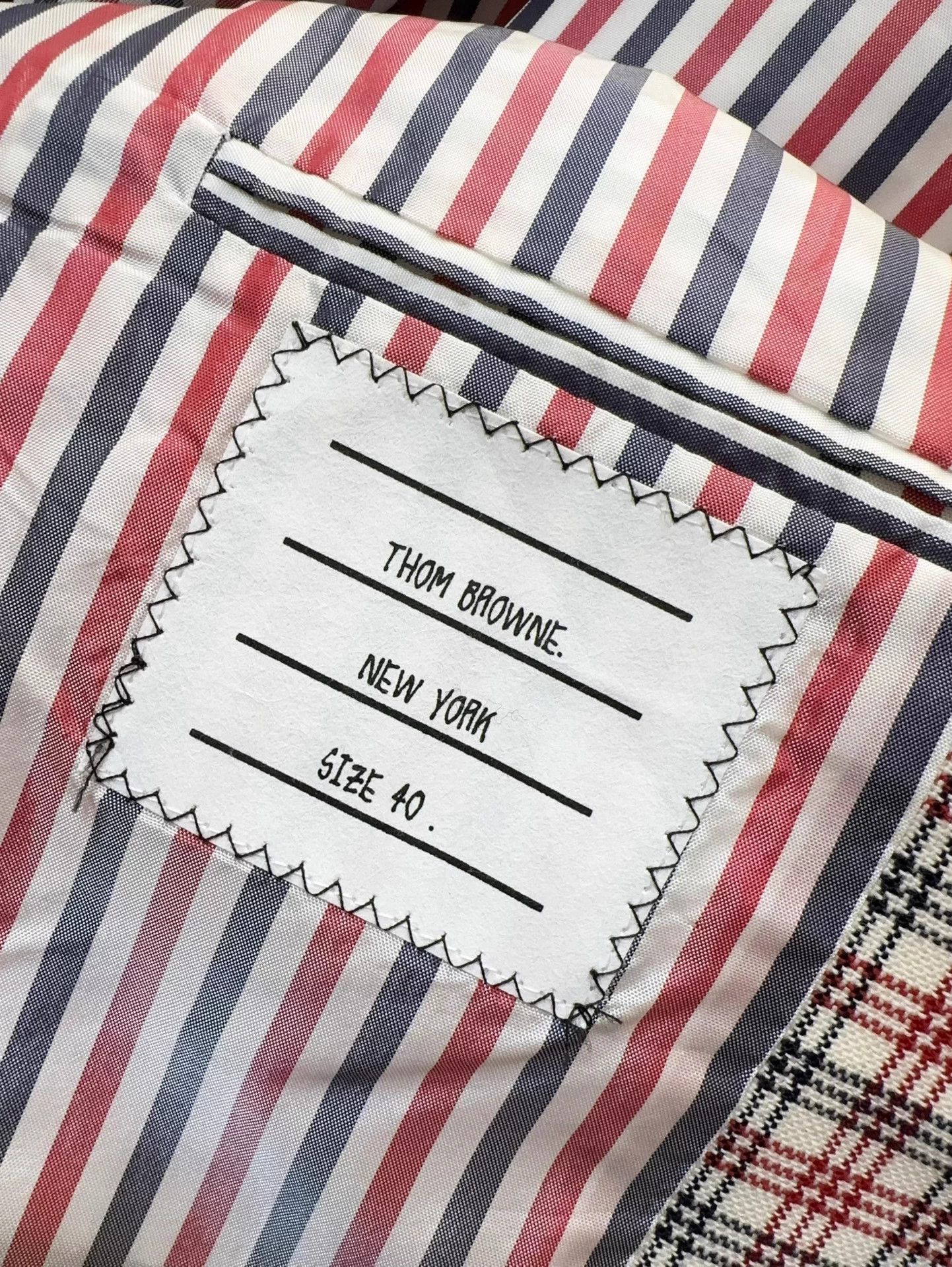 Thom Browne TB Vintage Classic Plaid Pocket Blazer 40 Size M / US 6-8 / IT 42-44 - 6 Thumbnail