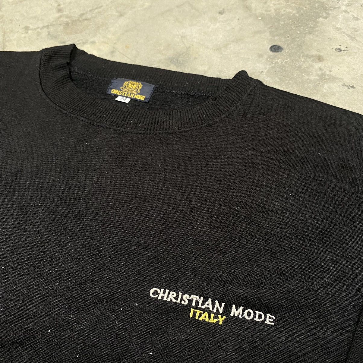 Designer 90s Christian Mode Italy Boxy Crewneck Size US M / EU 48-50 / 2 - 2 Thumbnail