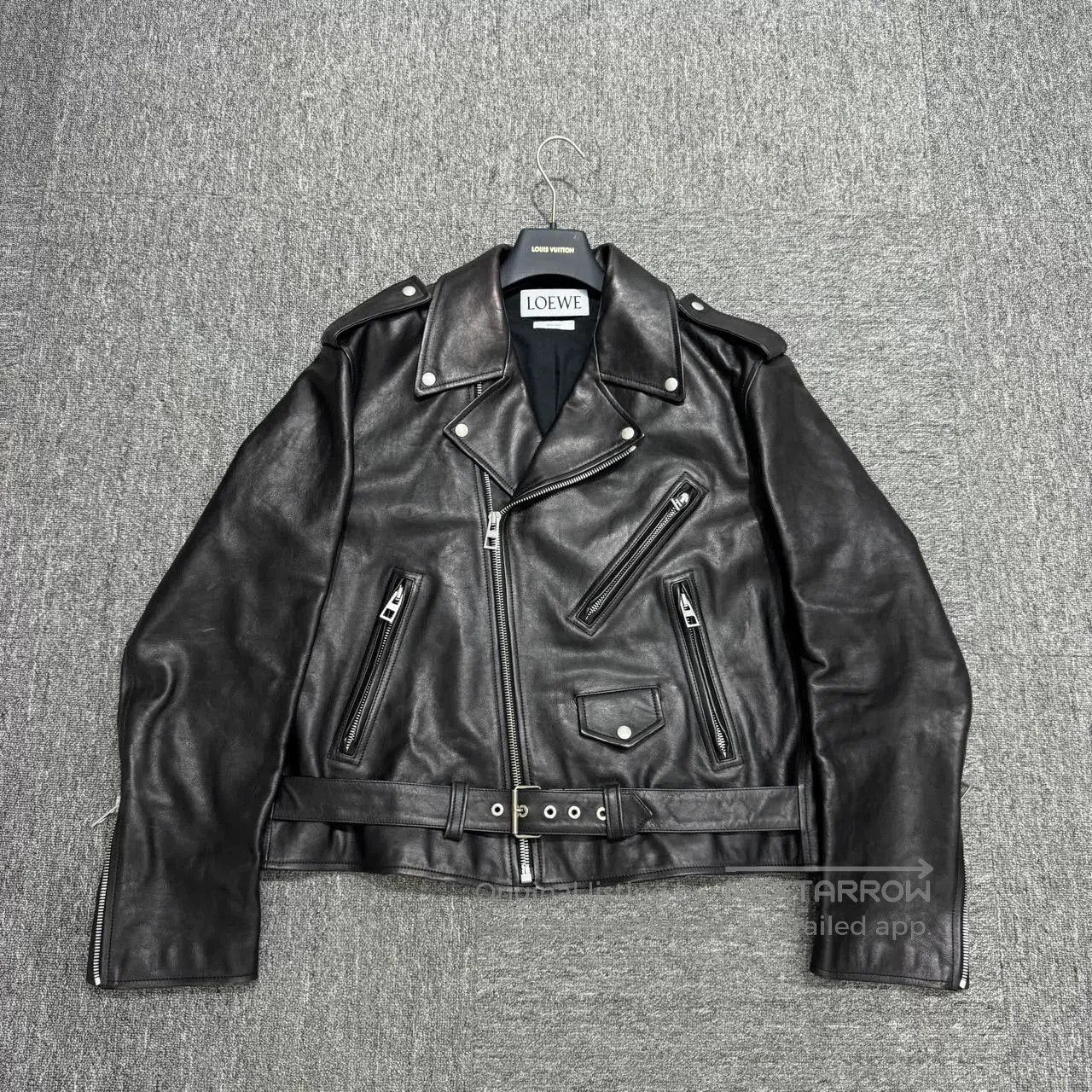 Loewe Loewe Street Journal Motorcycle Leather Jacket. Size US L / EU 52-54 / 3 - 1 Thumbnail