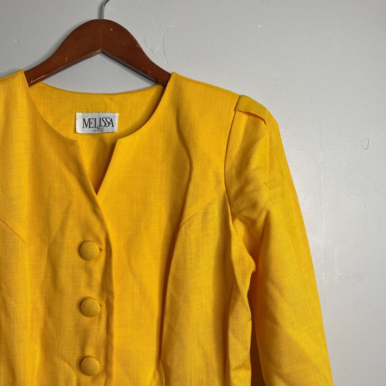 Vintage Vintage yellow dress about a size small Size S / US 4 / IT 40 - 3 Thumbnail
