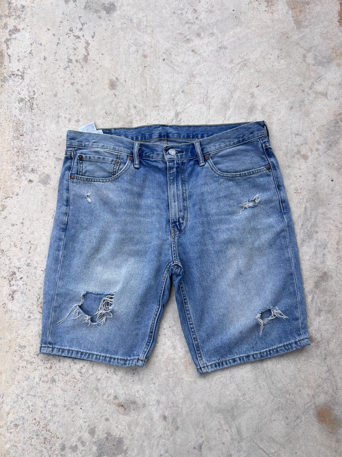 Levi's Levis Short Distressed Denim Size US 36 / EU 52 - 1 Thumbnail