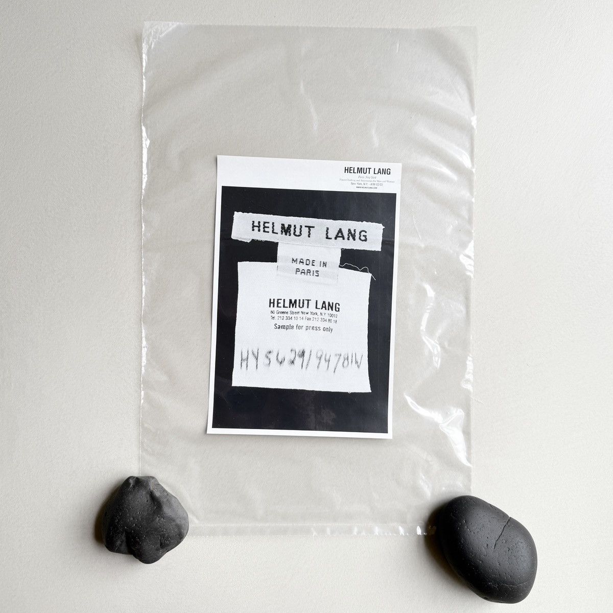 Helmut Lang Helmut Lang Vintage Print Ad Poster Size ONE SIZE - 1 Thumbnail