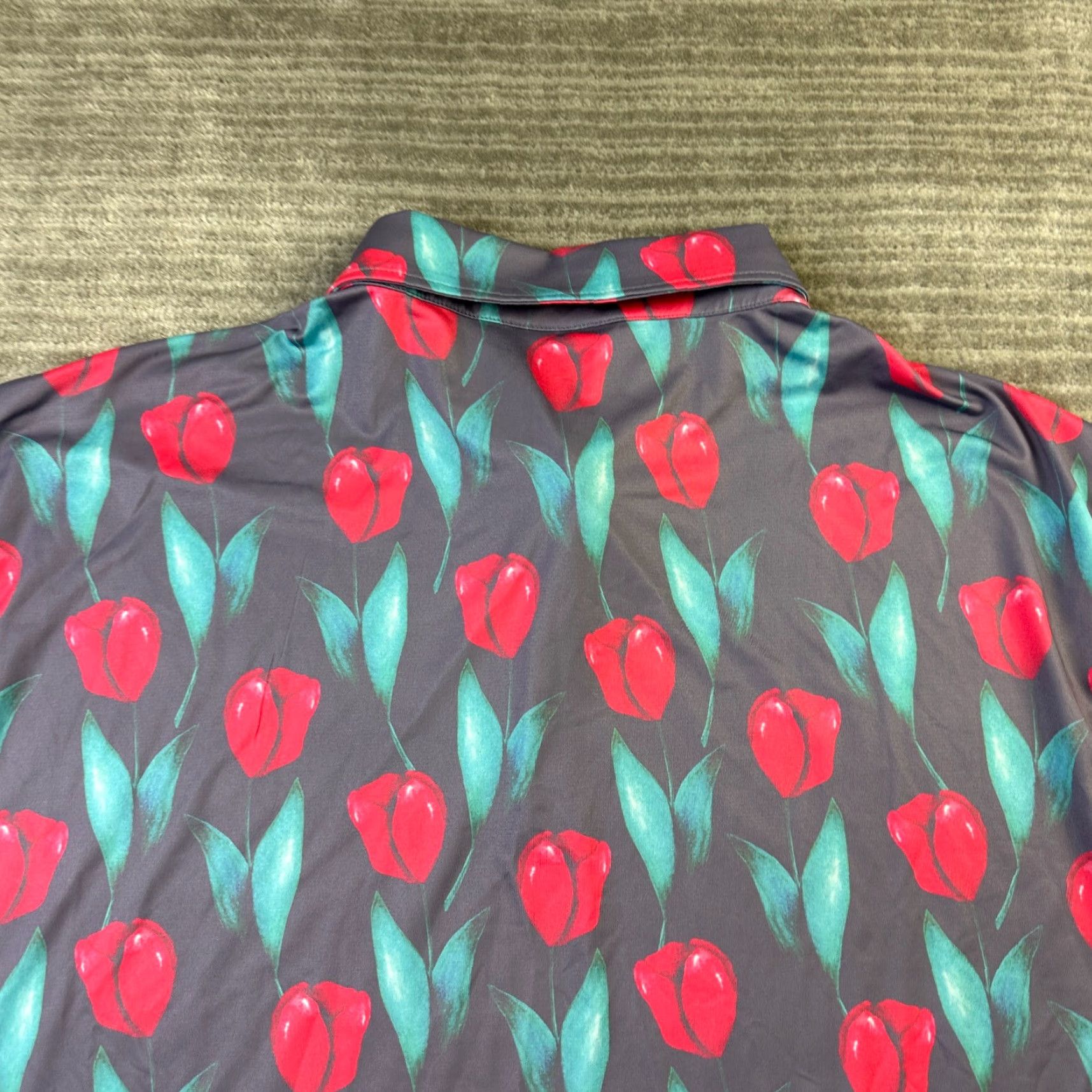 Vintage Sunday Swagger Polo Mens 2XL All Over Print Floral Golf Size US XXL / EU 58 / 5 - 5 Thumbnail