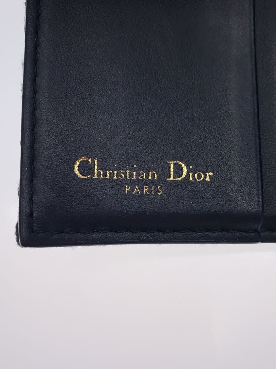 Dior Dior Saddle Lotus Monogram Trotter Tri-Fold Wallet Navy Size ONE SIZE - 3 Thumbnail