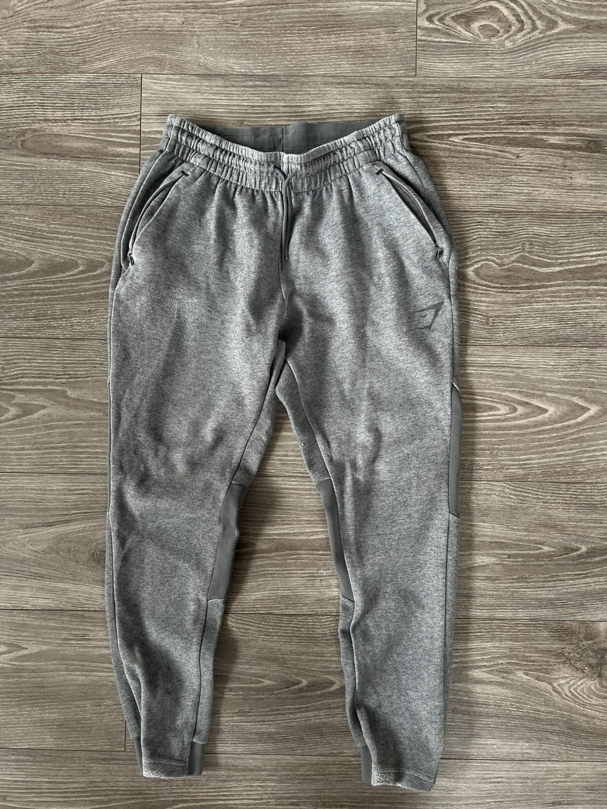 Gymshark Gymshark Onyx Pro Cotton David Laid Gray Joggers Size US 31 - 2 Thumbnail
