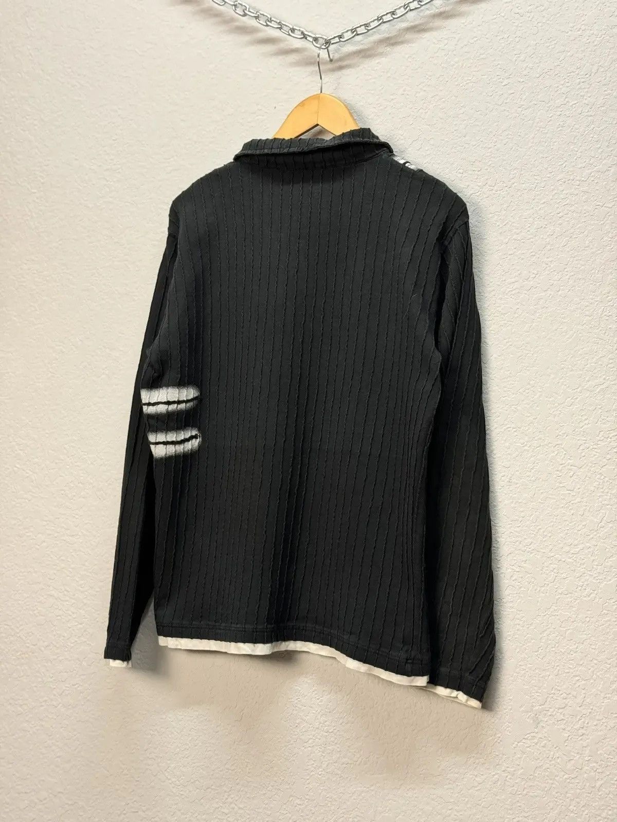 If Six Was Nine × Le Grande Bleu (L.G.B.) × Vintage VINTAGE SWEATER AVANT GARDE IF SIX WAS NINE STYLE GOTHIC Size US L / EU 52-54 / 3 - 10 Thumbnail