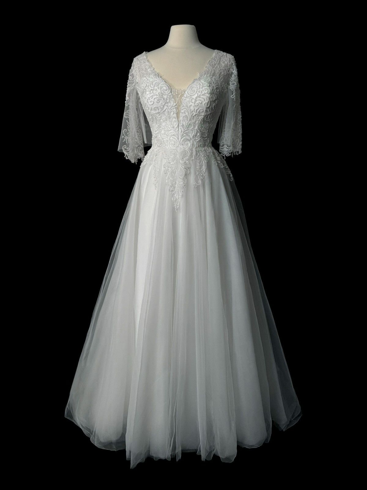 Other Brand New US 10 Anna Augusta Maxi Bridal Gown Size L / US 10 / IT 46 - 1 Thumbnail