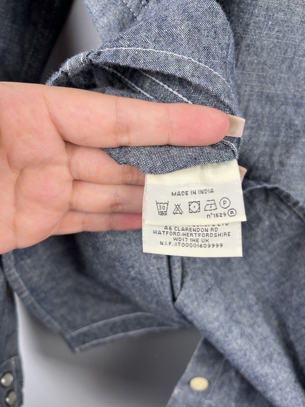 Denim & Supply Ralph Lauren Denim Supply Ralph Lauren Cotton Denim Shirt Size US S / EU 44-46 / 1 - 18 Thumbnail