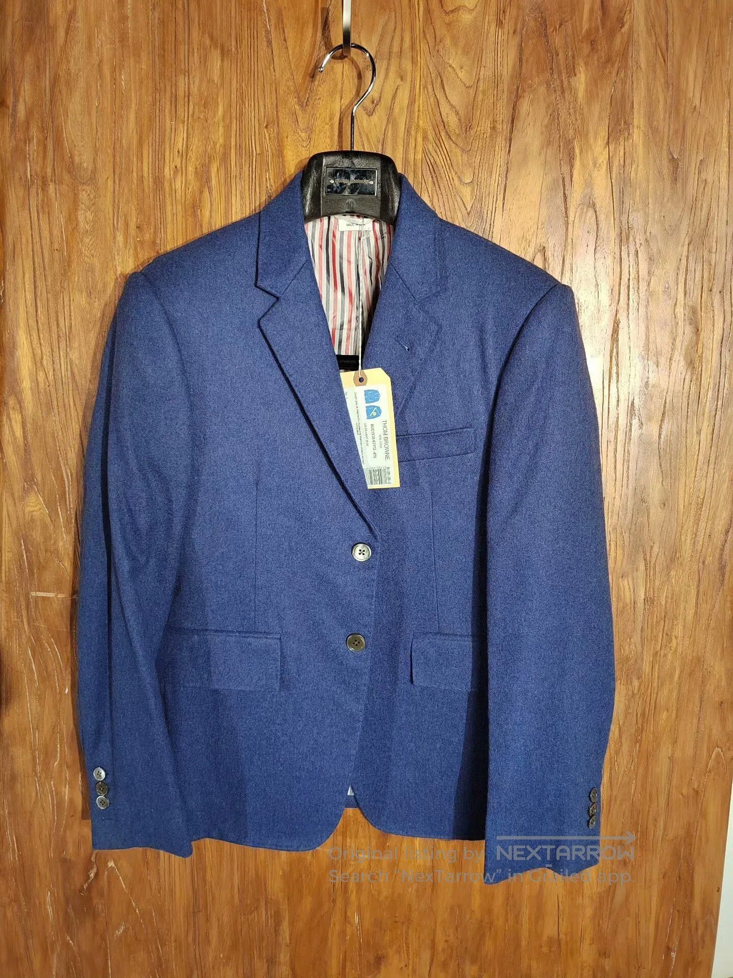 Thom Browne Thom Browne Blue Suit Jacket Limited Edition. Size US M / EU 48-50 / 2 - 1 Thumbnail