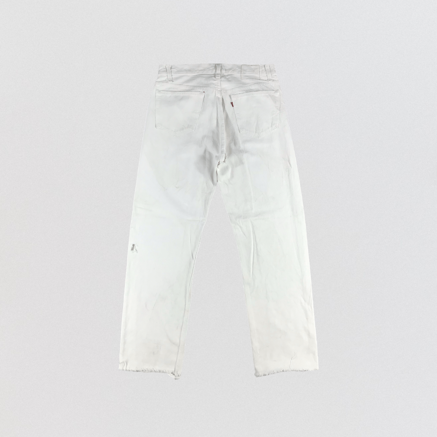 Levi's Vintage 90s White Wash Levis 501 Jeans-JM2638 Size US 33 - 2 Thumbnail