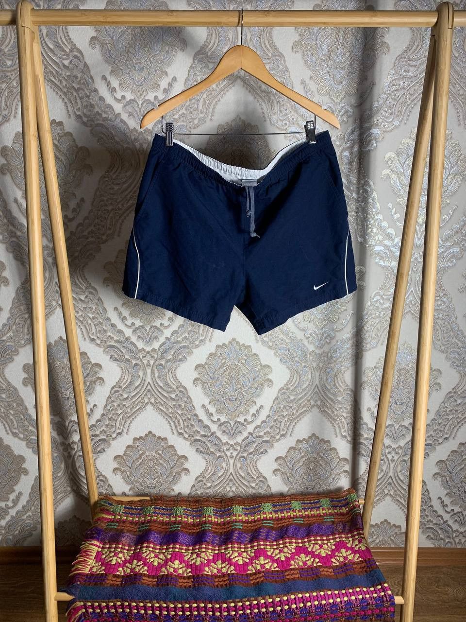 Nike Vintage Nike Running Shorts Retro Drill Swoosh Nylon Y2K 90s Size US 32 / EU 48 - 1 Thumbnail