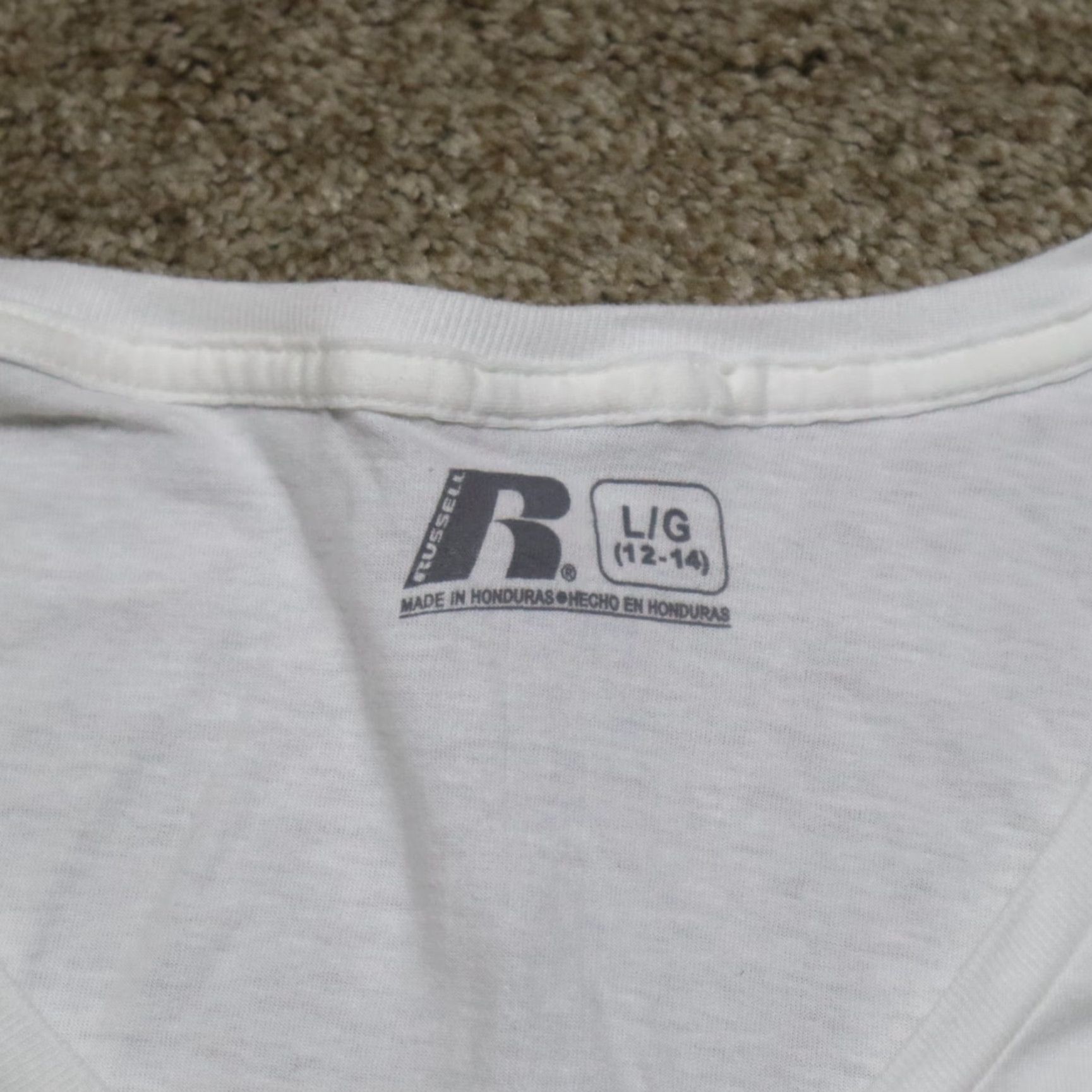 Vintage VINTAGE Russell LSU Shirt Womens L White 90s Football Geaux Tigers LSU University Tee Women L White T-Shirt Mens/Womens Size L / US 10 / IT 46 - 3 Thumbnail
