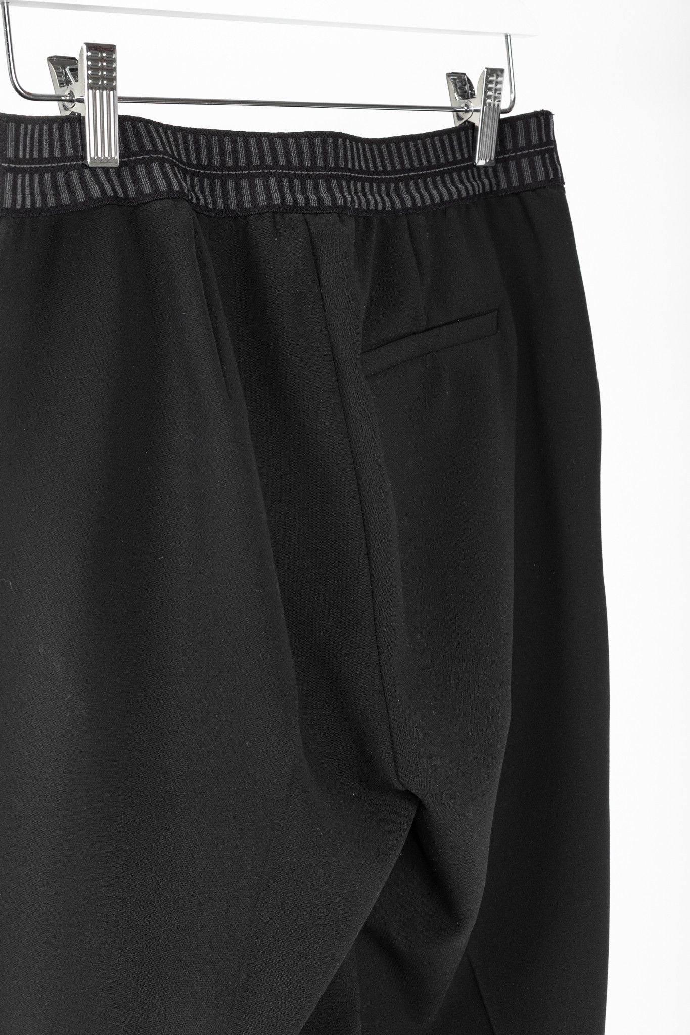 Luisa Cerano Luisa Cerano Black Pull-On Crepe Pants Size 28" / US 6 / IT 42 - 7 Thumbnail