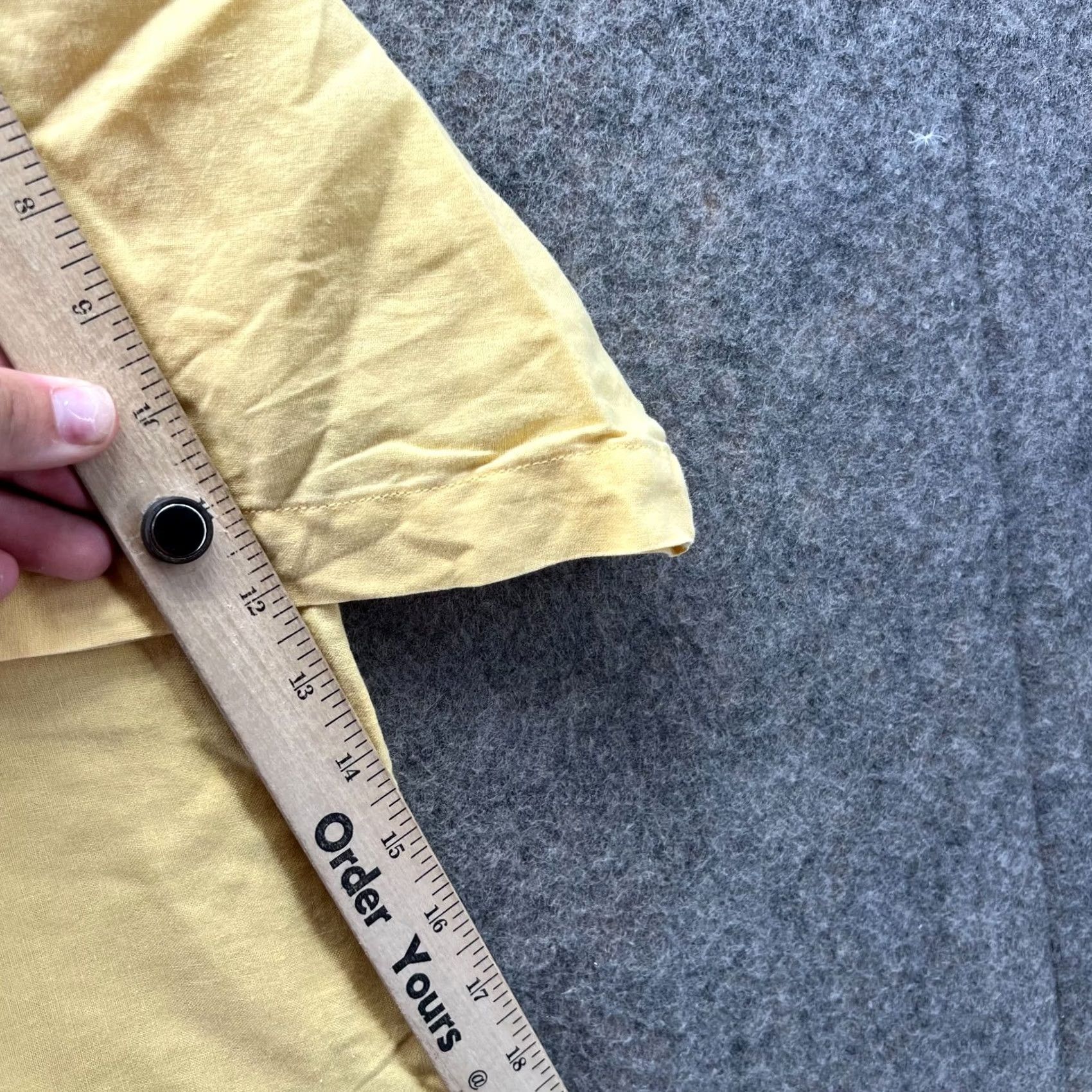 Vintage Columbia Shirt Mens XL Yellow Button-Down Short Sleeve Hawaiian Fishing Cotton Regular Size US XL / EU 56 / 4 - 3 Thumbnail