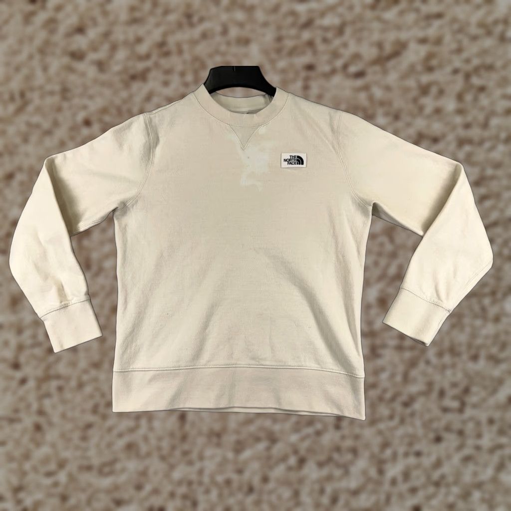 The North Face VINTAGE The North Face Sweatshirt Womens M Ivory Long Sleeve Crew Neck Jersey Read Size M / US 6-8 / IT 42-44 - 1 Thumbnail