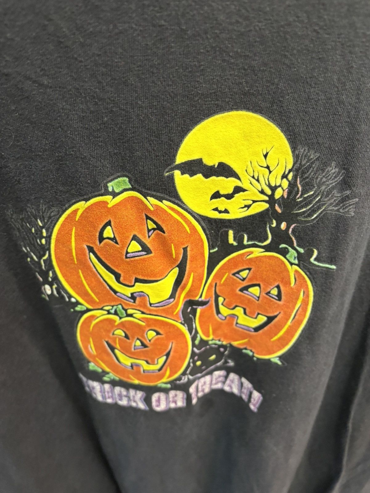 Vintage Vintage Halloween Pumpkin Tshirt Size US XL / EU 56 / 4 - 2 Thumbnail
