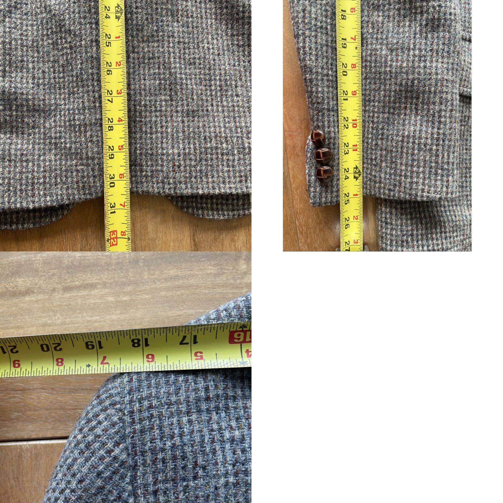 Pendleton VINTAGE Pendleton Donegal Tweed Sport Coat Jacket Men 40R 100% Virgin Wool Gray Size US XXS / EU 40 - 8 Thumbnail