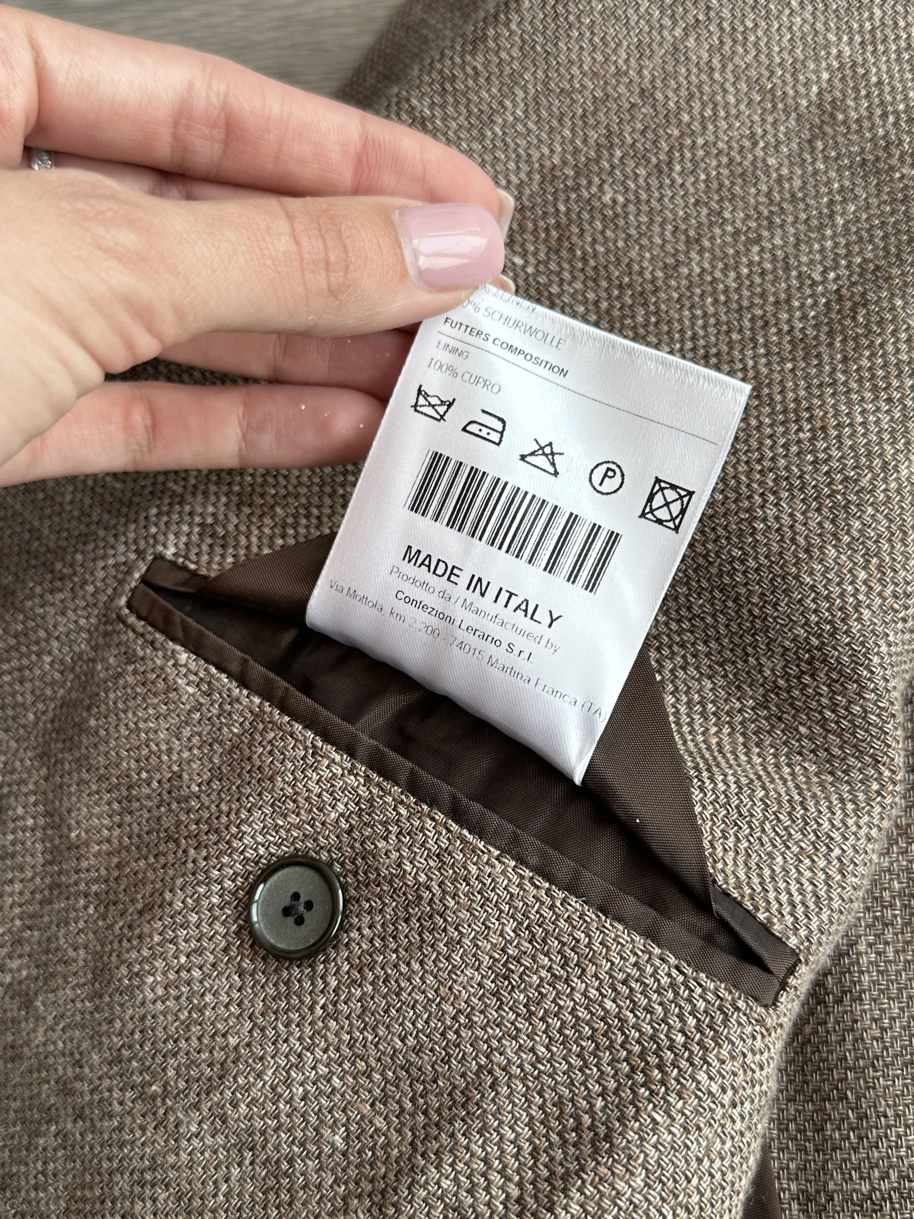 Tagliatore Tagliatore Linen Blazer Size 54R - 14 Thumbnail