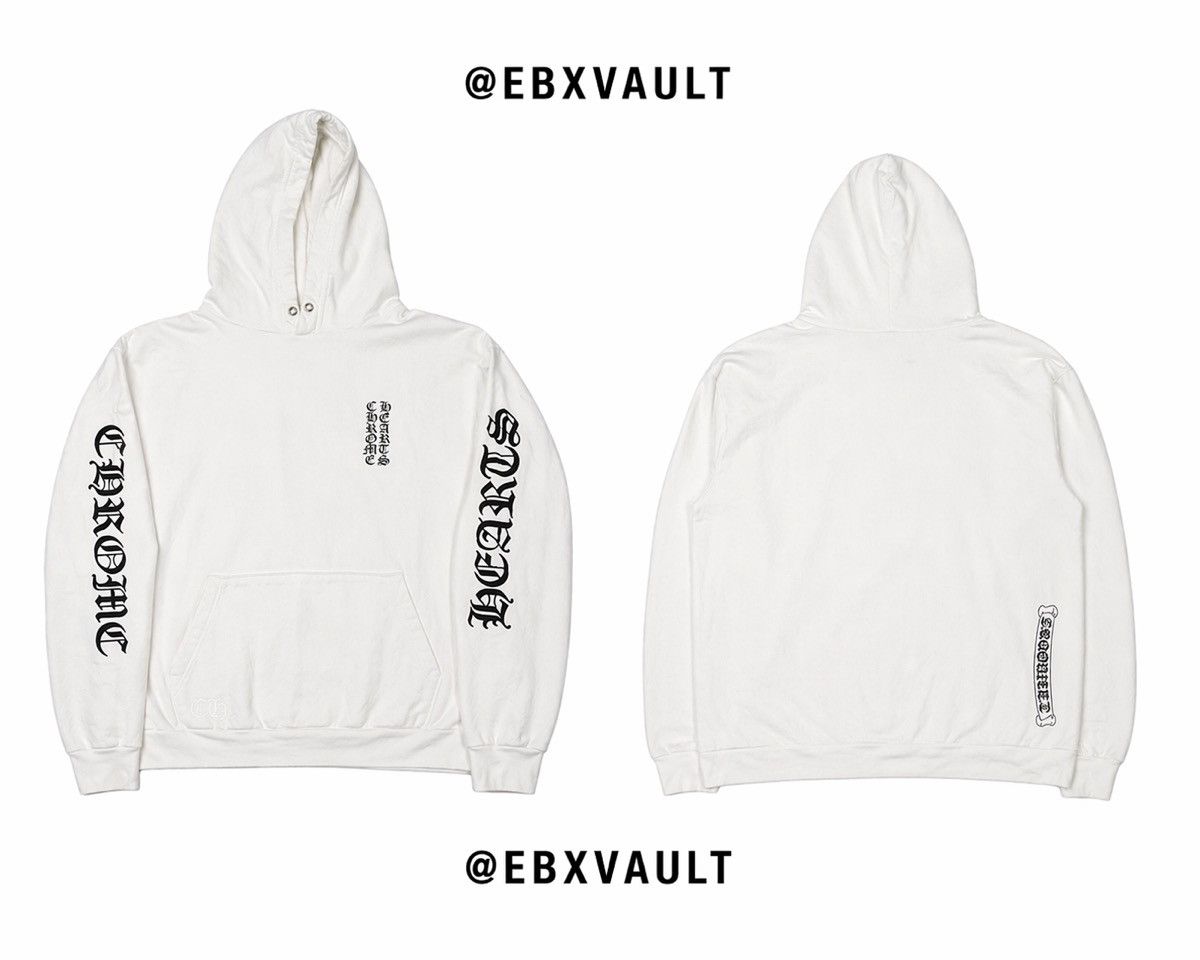 Chrome Hearts Chrome Hearts Hoodie (Vertical Logo) Size US XL / EU 56 / 4 - 9 Thumbnail