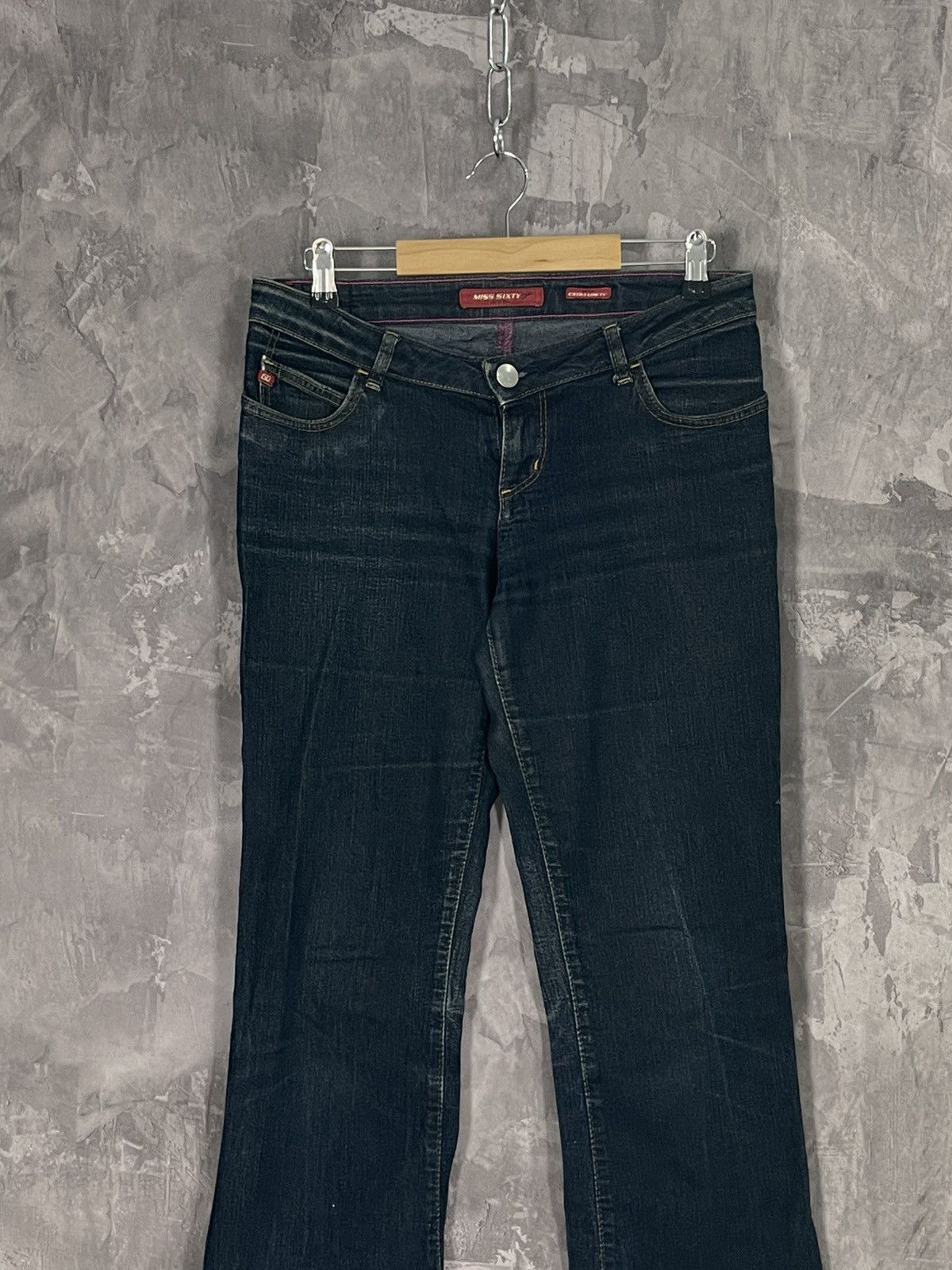 Miss Sixty × Vintage Y2K Miss Sixty Denim Flared Jeans Vintage 90s Size 29" - 2 Thumbnail