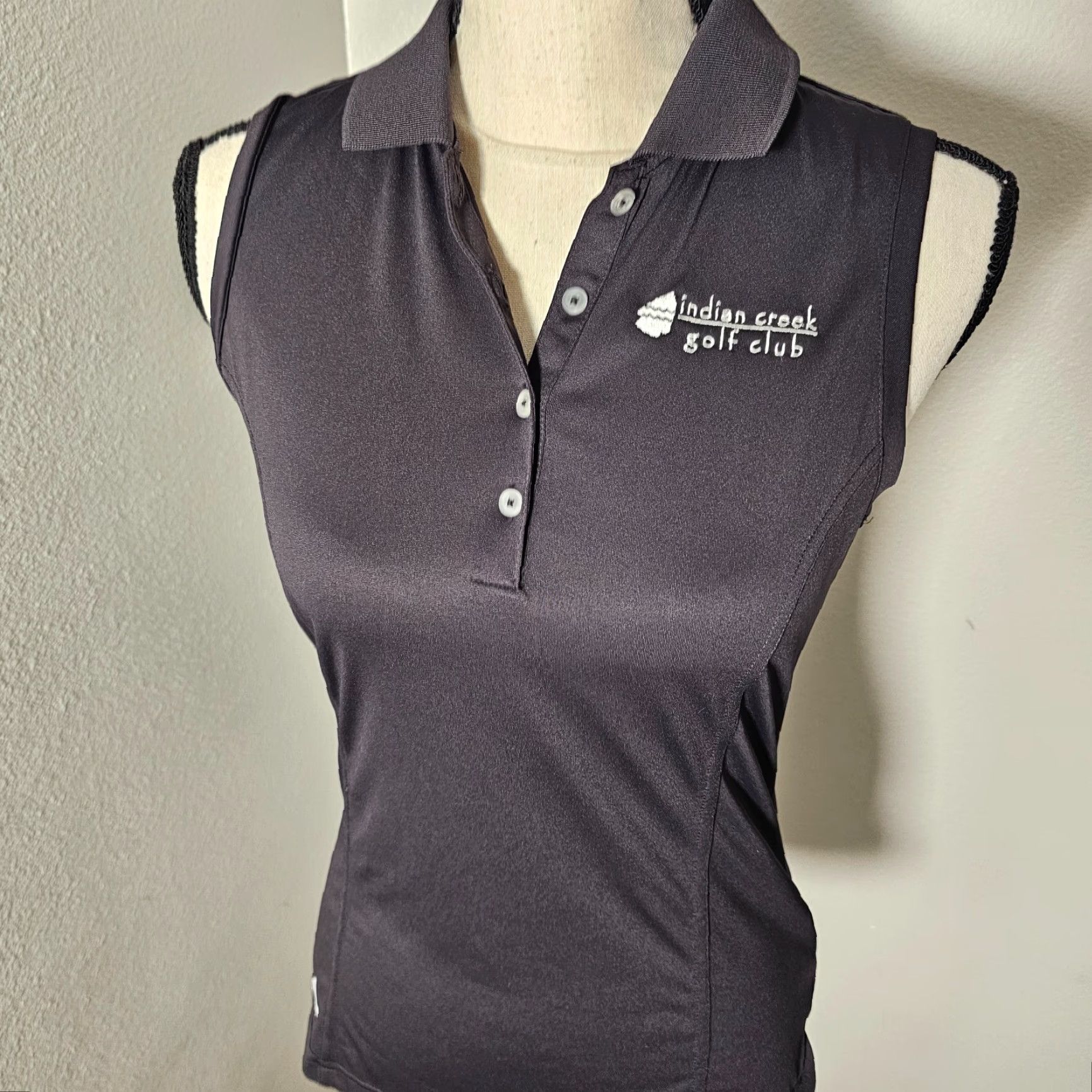 Adidas VINTAGE? No—Ignore. adidas Golf Polo Shirt Women Sleeveless Black Size M Adult Women Polo Shirt Black Adidas Golf Tennis Size M / US 6-8 / IT 42-44 - 7 Thumbnail