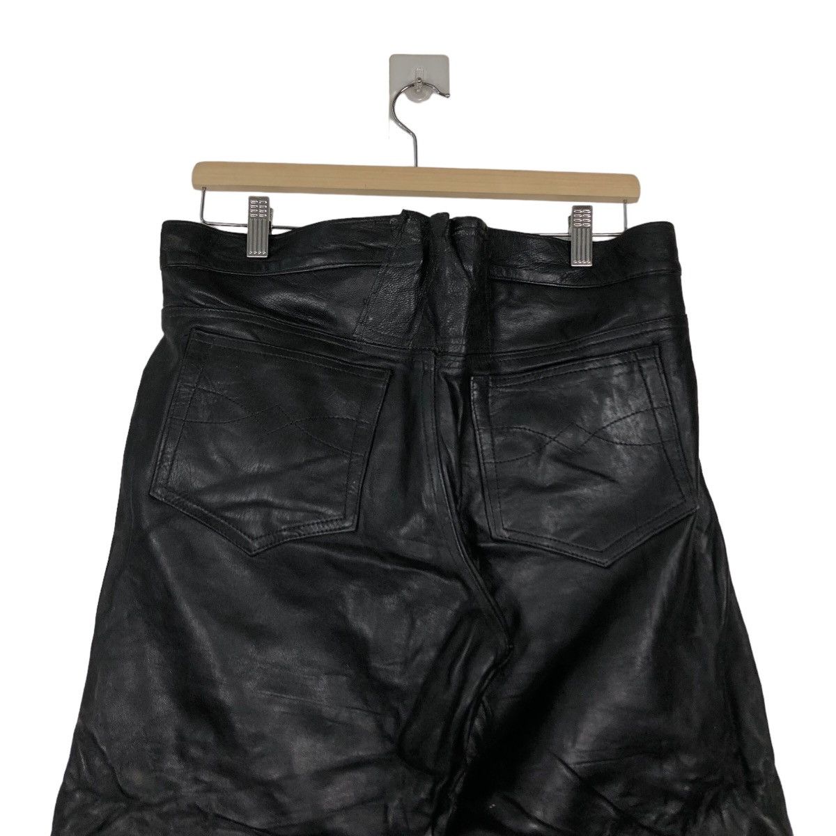 Genuine Leather 🔥90’s Rare Genuine Leather Pants Racing Jogi Leather Japan Size US 32 / EU 48 - 8 Thumbnail