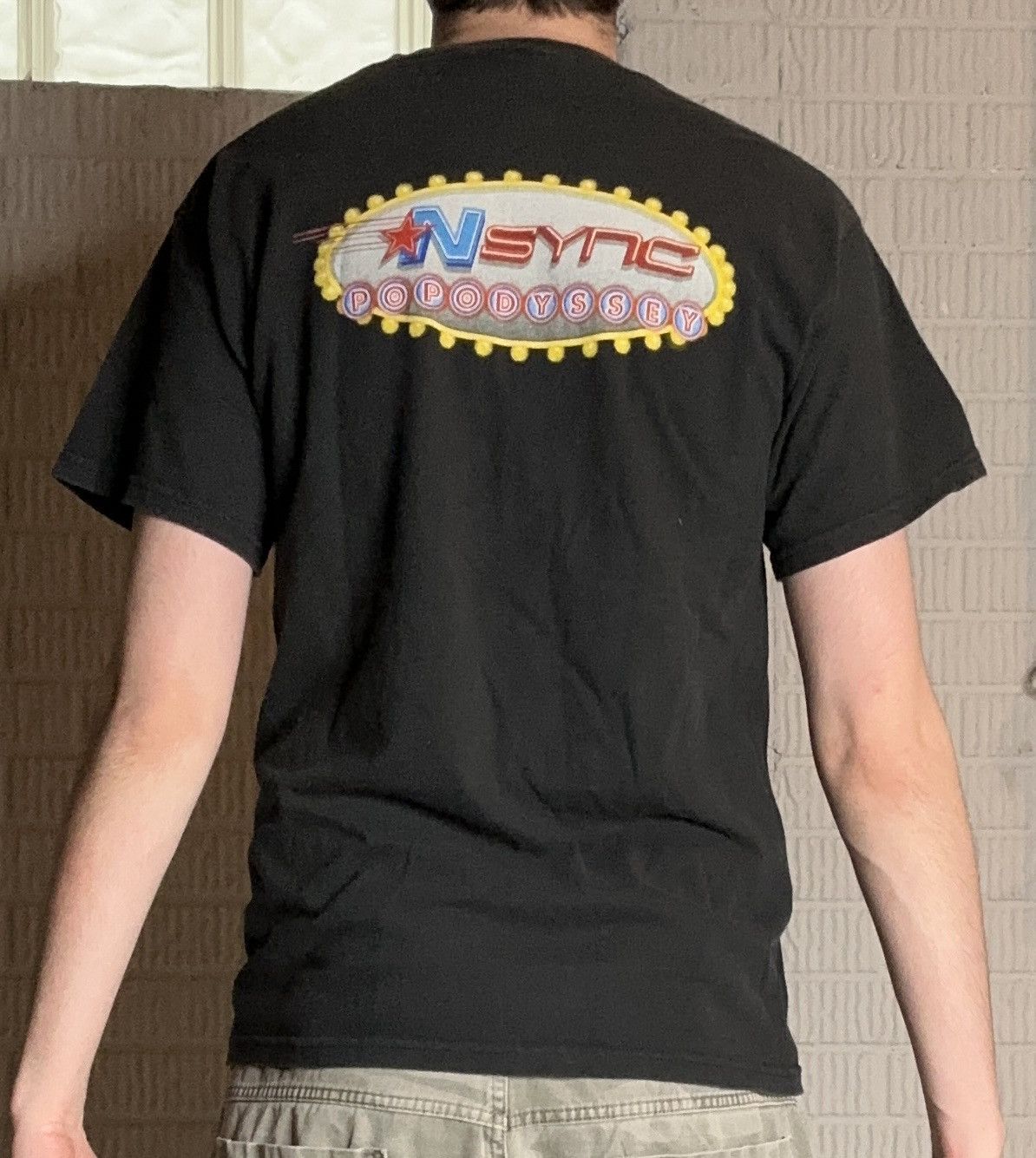 Vintage Y2K 2000s *NSYNC Pop Odyssey Band Tour Tee Shirt Size US M / EU 48-50 / 2 - 2 Thumbnail