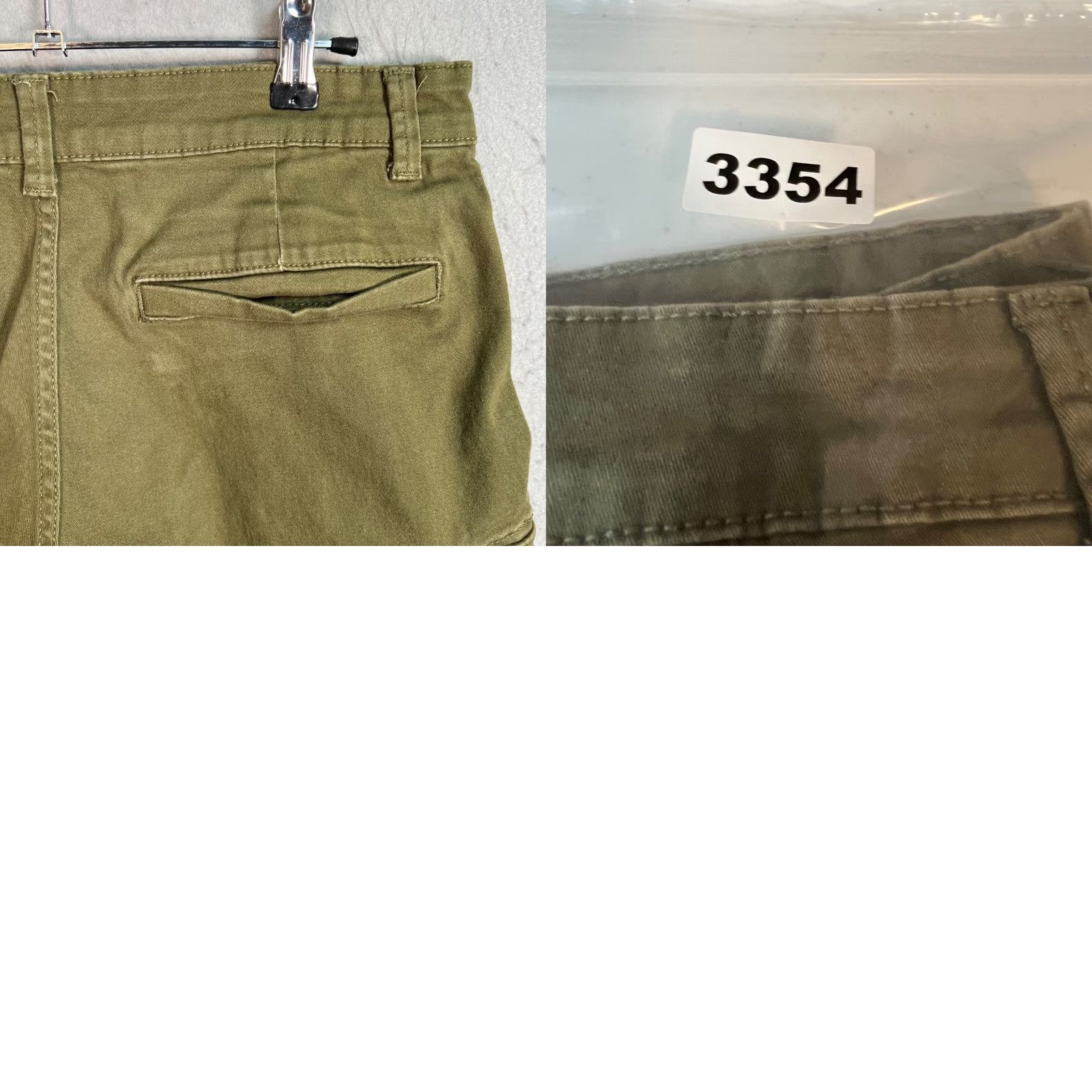 ONLY & SONS ONLY & SONS Mens Medium Green Cargo Shorts Cotton Blend Size US 31 - 9 Thumbnail