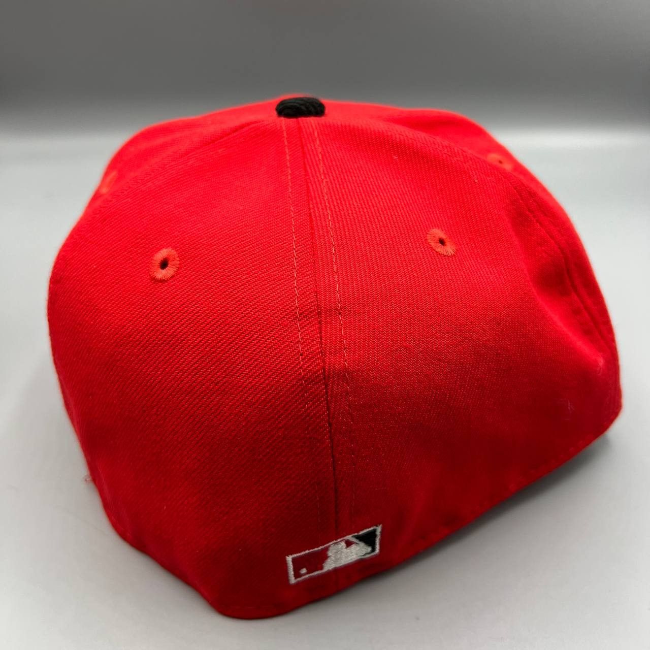 New Era Los Angeles LA Dodgers Hat Men 7 1/2 Red Corduroy MLB Fitted Size ONE SIZE - 3 Thumbnail