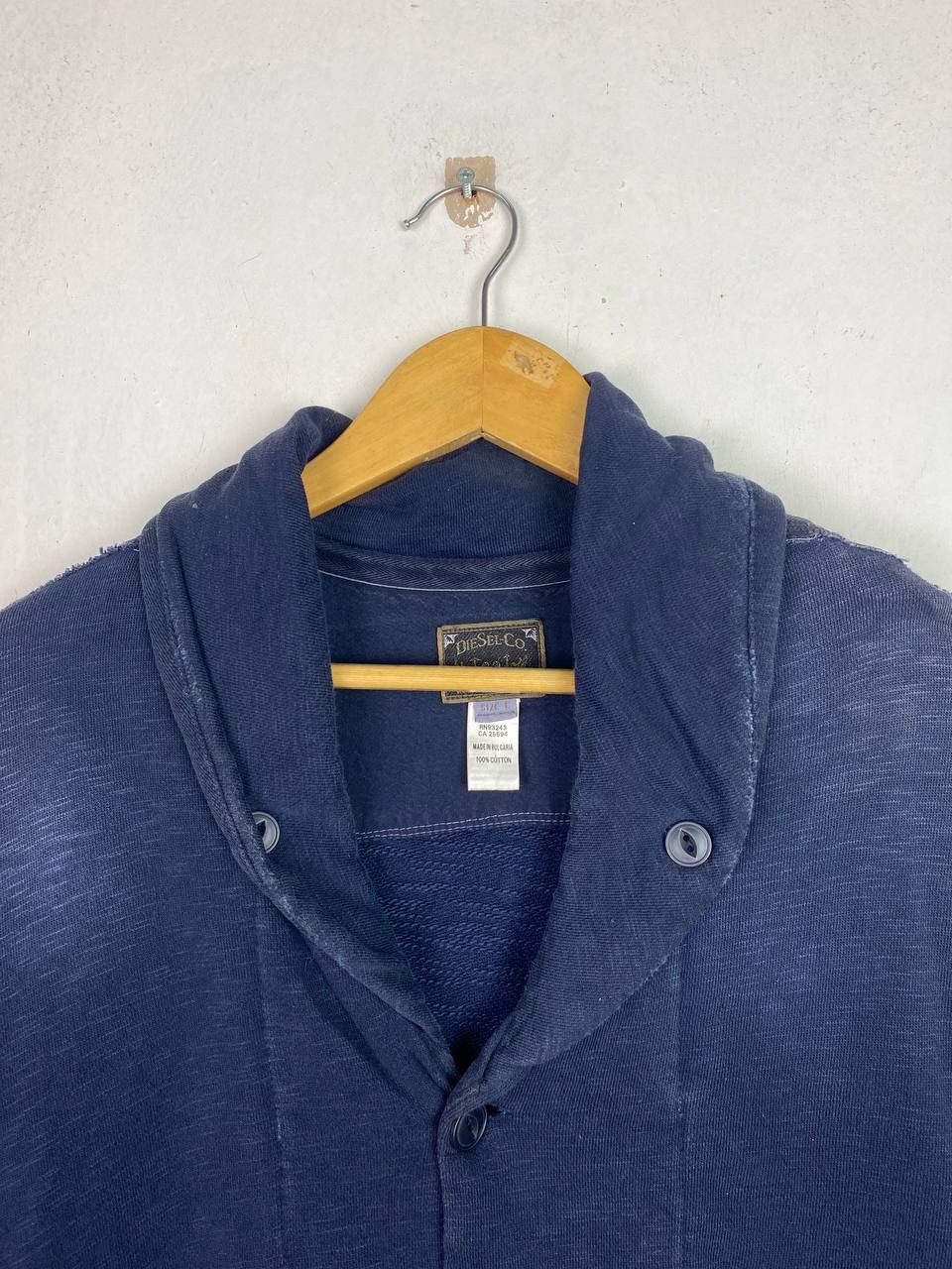 Diesel diesel & co cotton jacket cat eye button distressed design Size US L / EU 52-54 / 3 - 2 Thumbnail