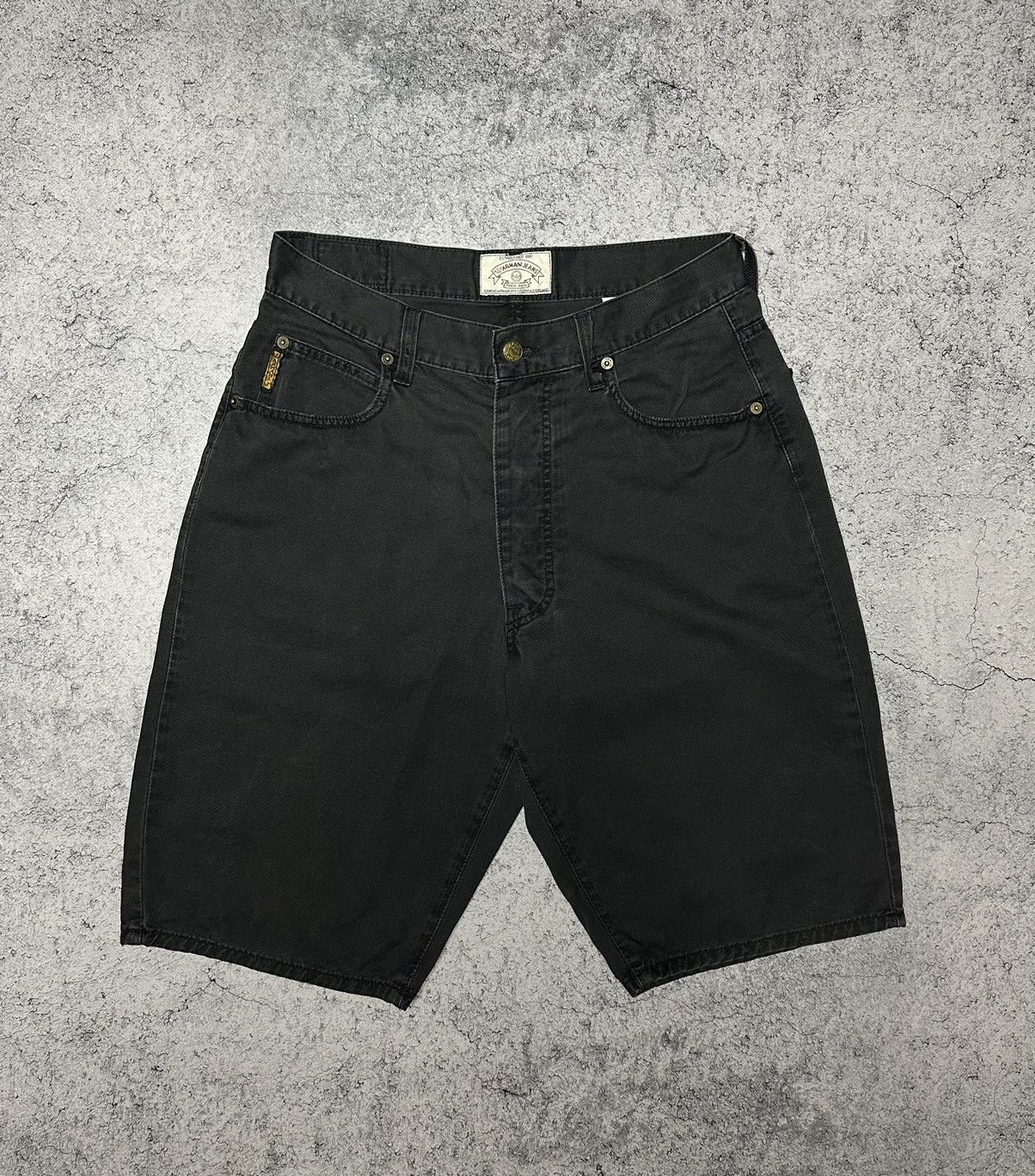 Giorgio Armani Vintage Armani Jeans Metal Logo Shorts Size US 31 - 7 Thumbnail