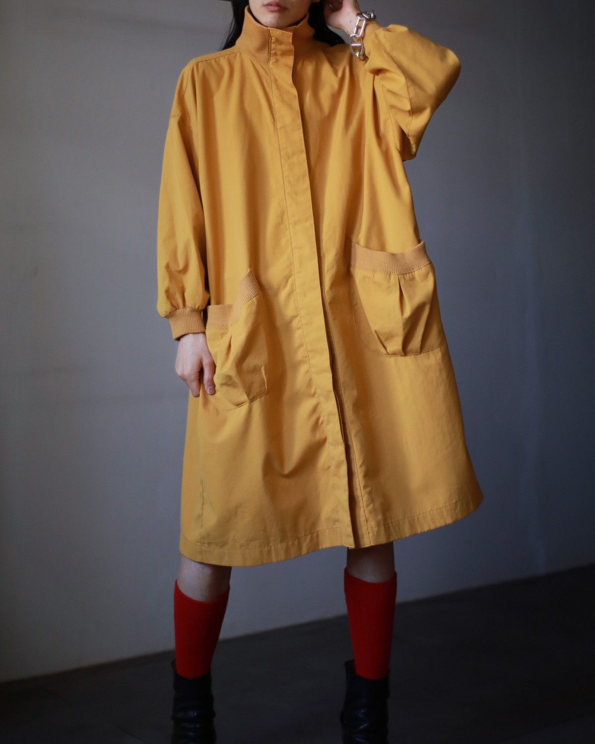 Issey Miyake 80’s 90’s Issey Miyake Studio Ika Over Coat Dolman Sleeve Size US M / EU 48-50 / 2 - 11 Thumbnail